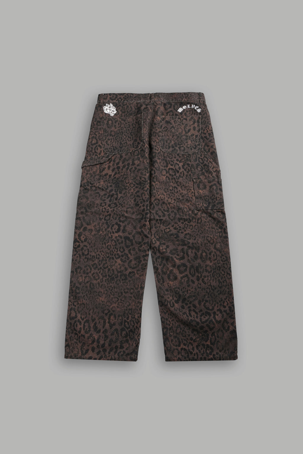 Wolves Chopper Dillon Pants in Darc Brown Leopard