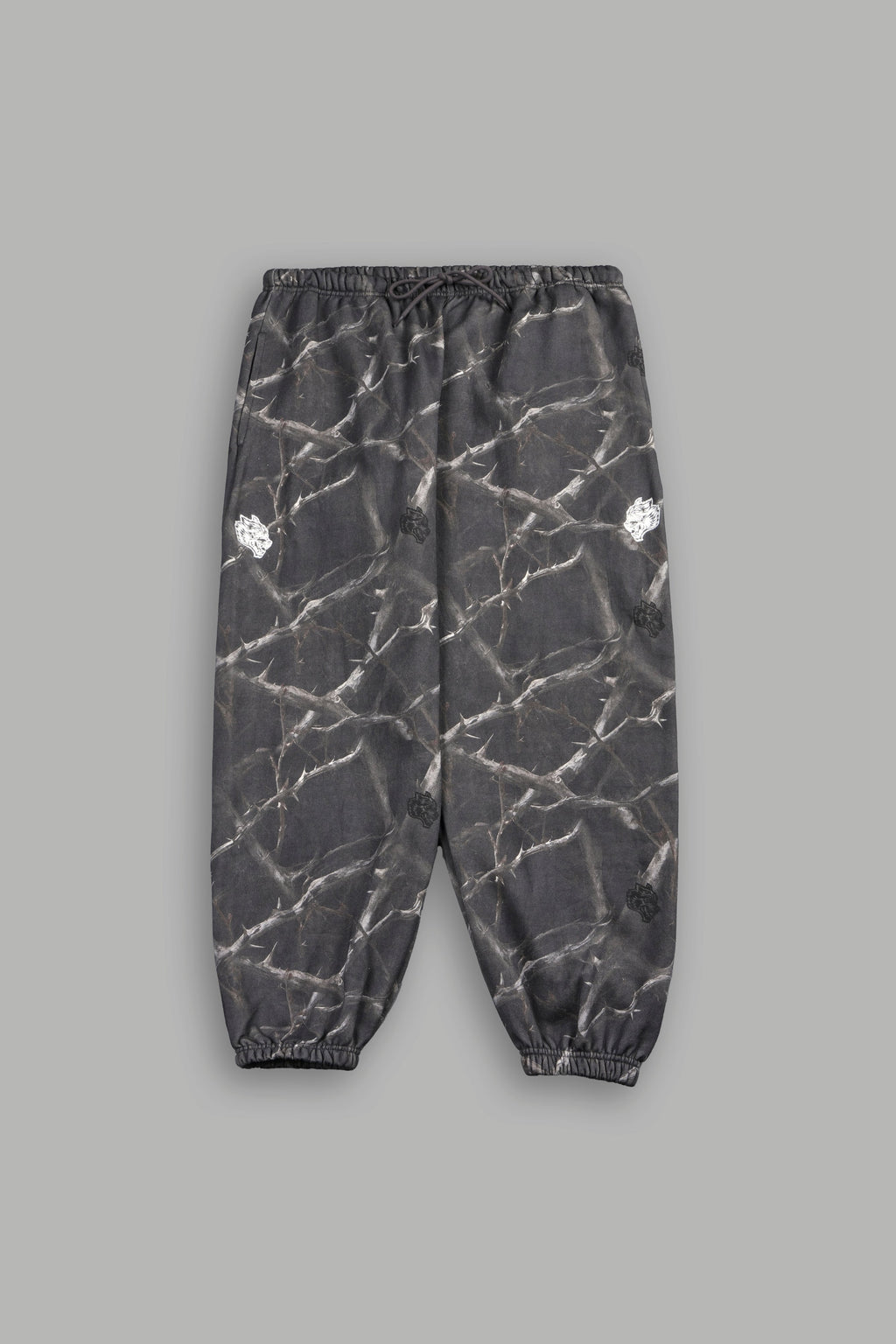 Dual Wolf Lightweight Lounger Sweat Pants In Darc Thorns
