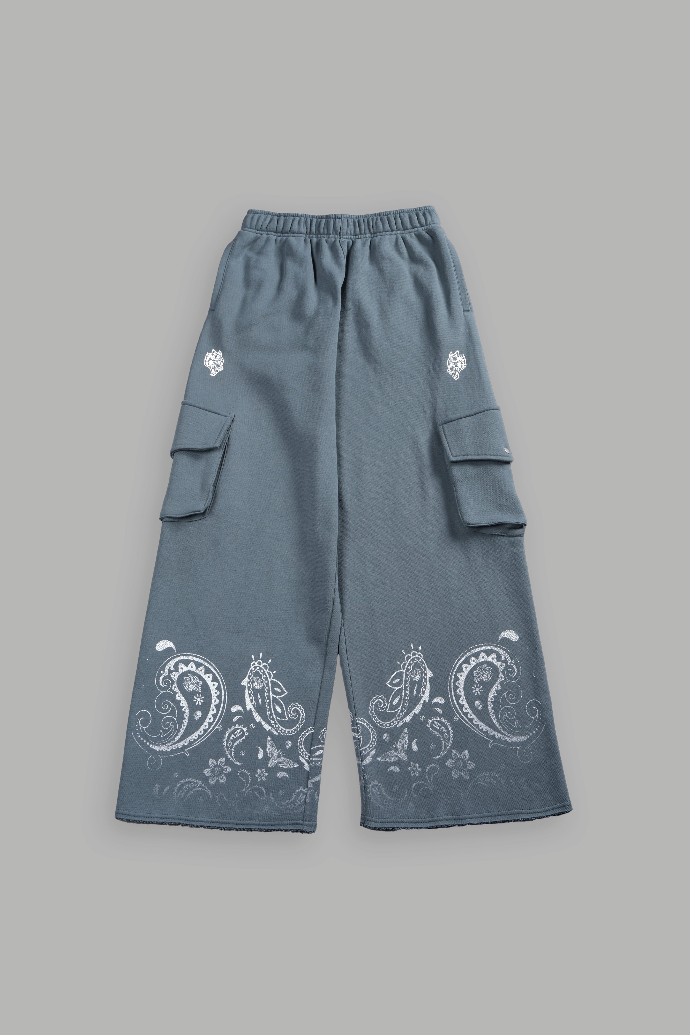 Faded Paisley Durst Cargo Sweats in Greek Stone — imagem 1