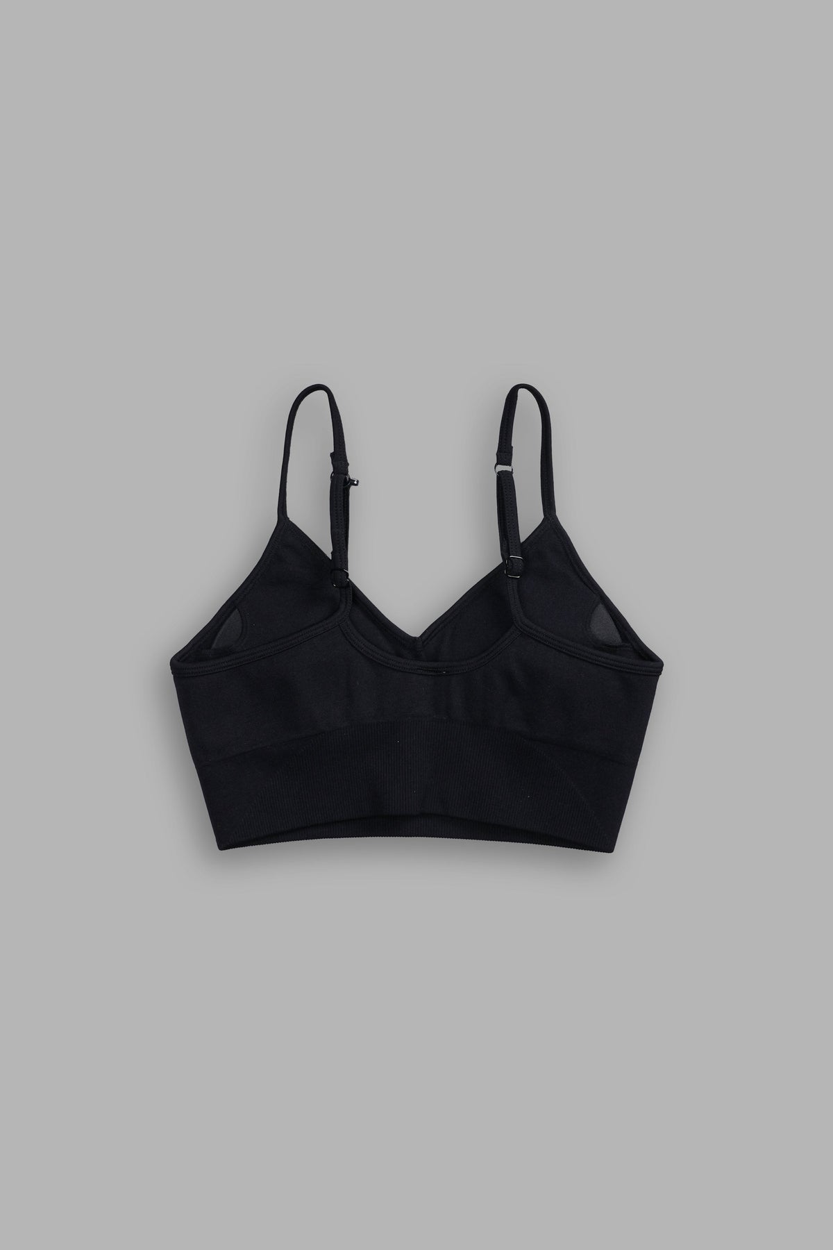 Our Stamp "Everson Seamless" Sports Bra in Black - imagem 4