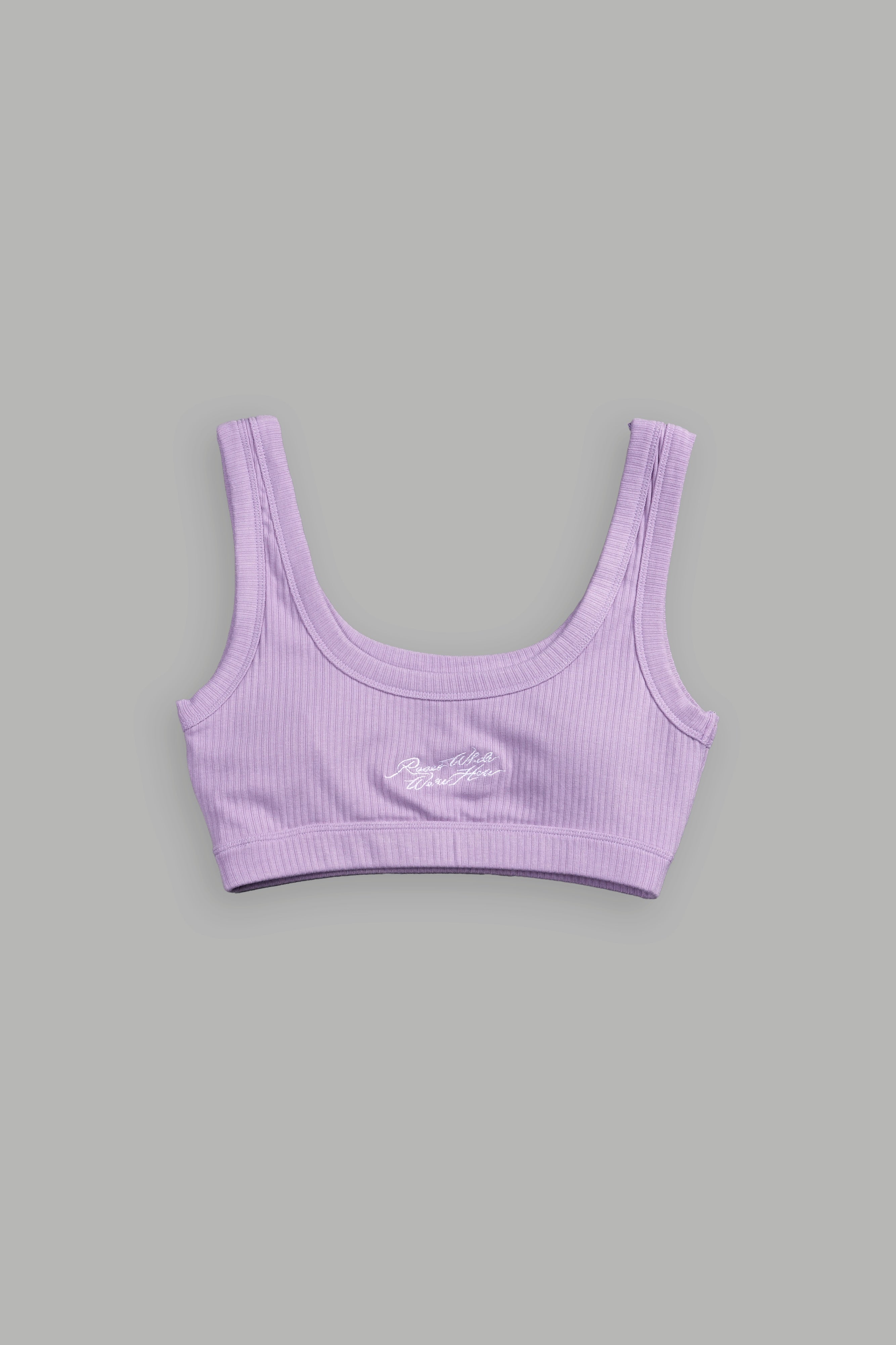 Roses While We're Here Wellness Bra in Ghost Orchid — imagem 9