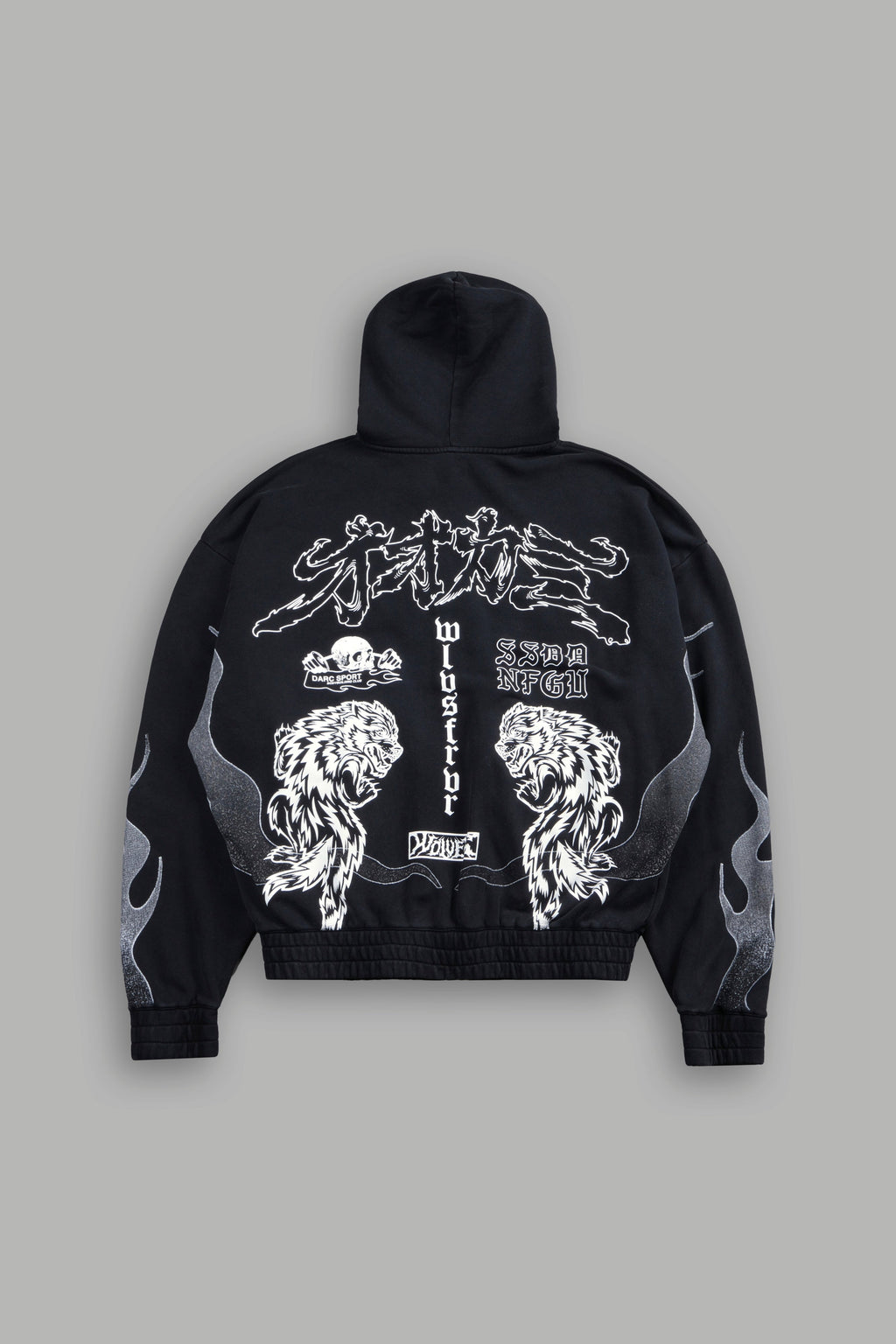 Our Code Chambers Zip Hoodie in Black — imagem 1