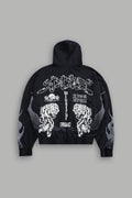 Our Code Chambers Zip Hoodie in Black — imagem 1