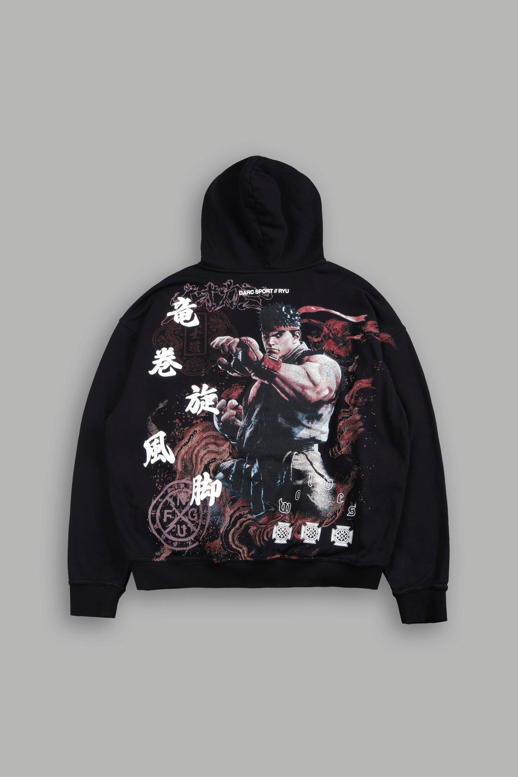 Dragon Rising Bishop Hoodie In Black - imagem 1