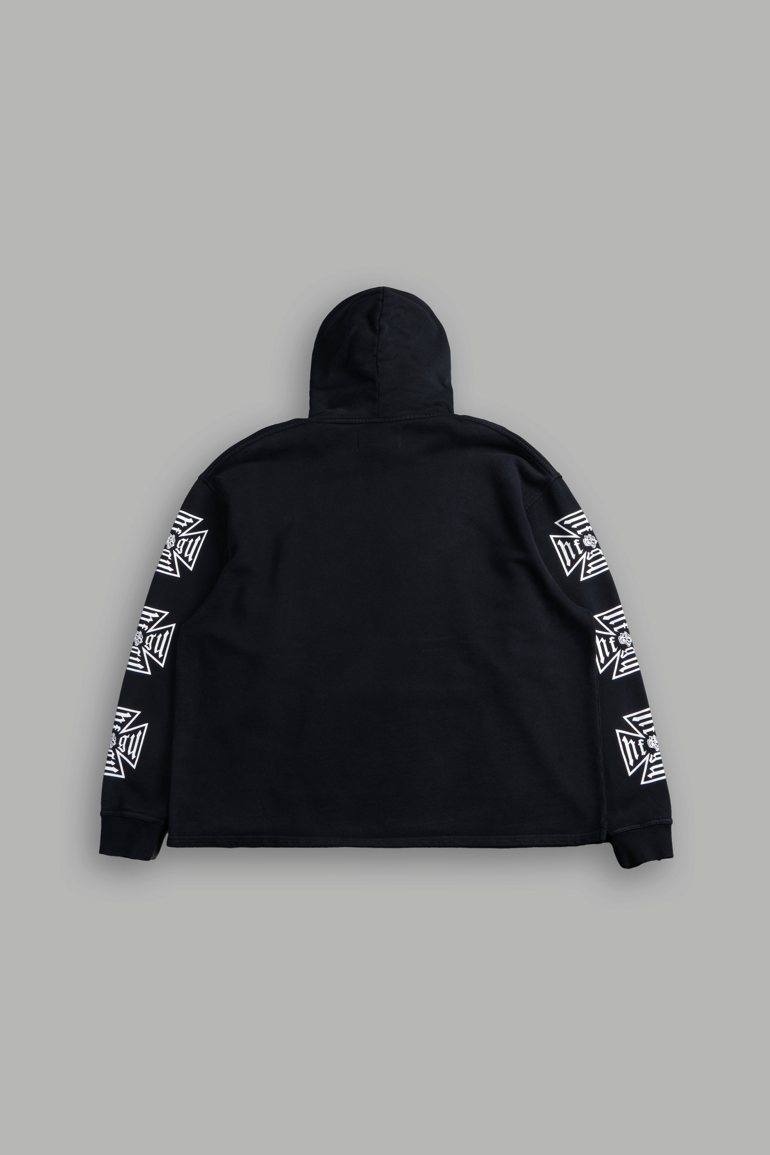 True to Our Core "Moaty" Hoodie in Black Drift Wash — imagem 3