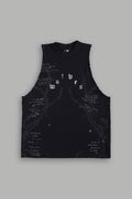Thorns Frvr Tommy Muscle Tee In Black
