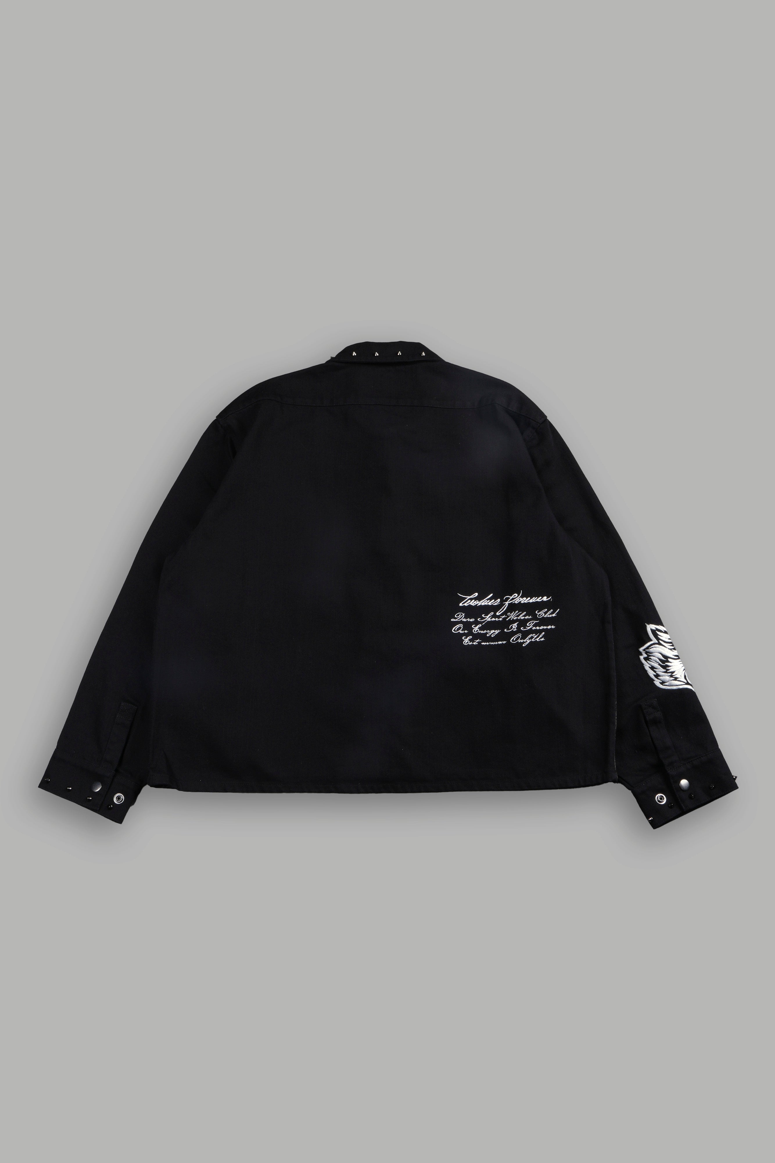 Great Wave Ls Vince Shirt in Black — imagem 3