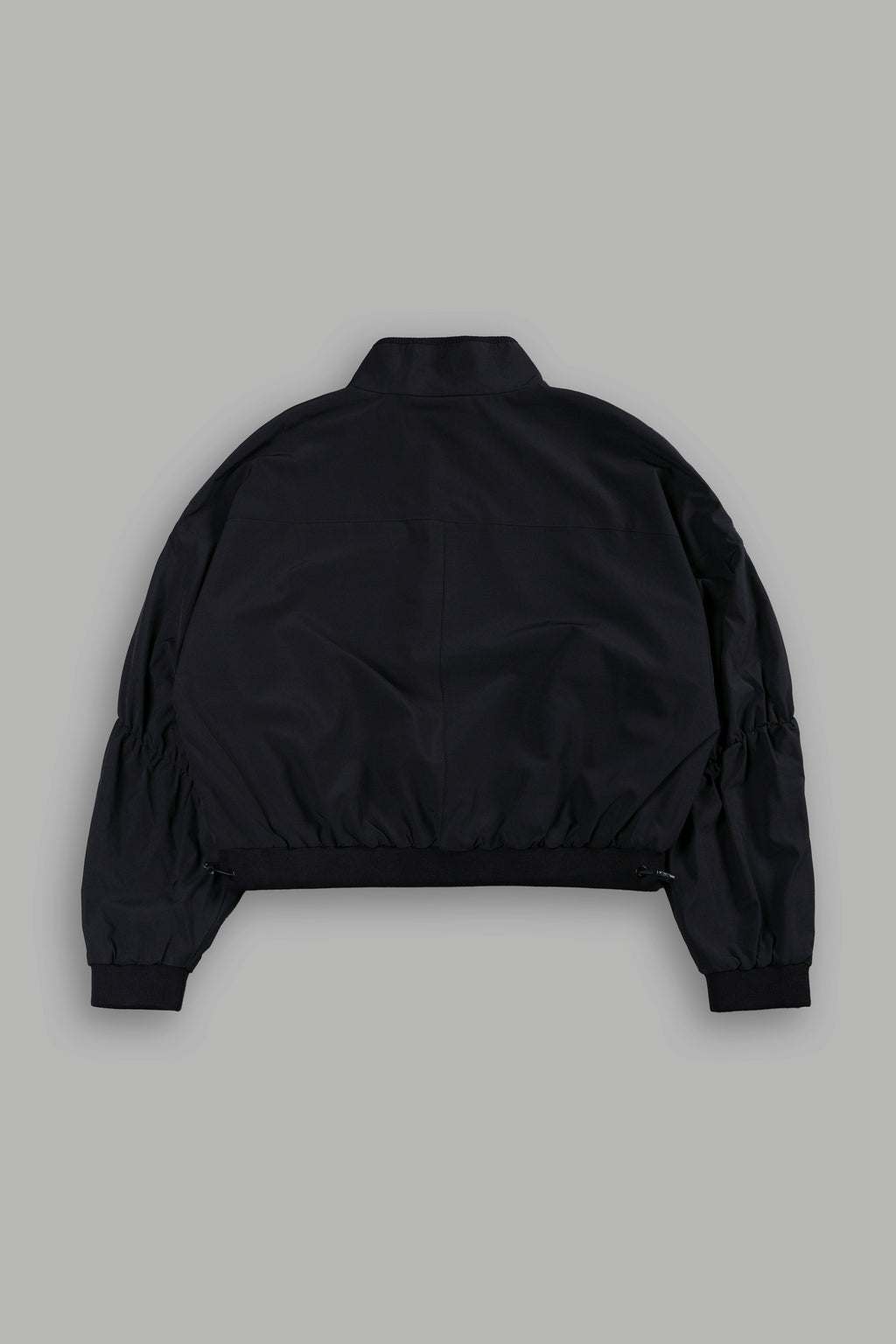 Roses While We're Here Cropped Zip Mockneck Sweater in Black - imagem 2