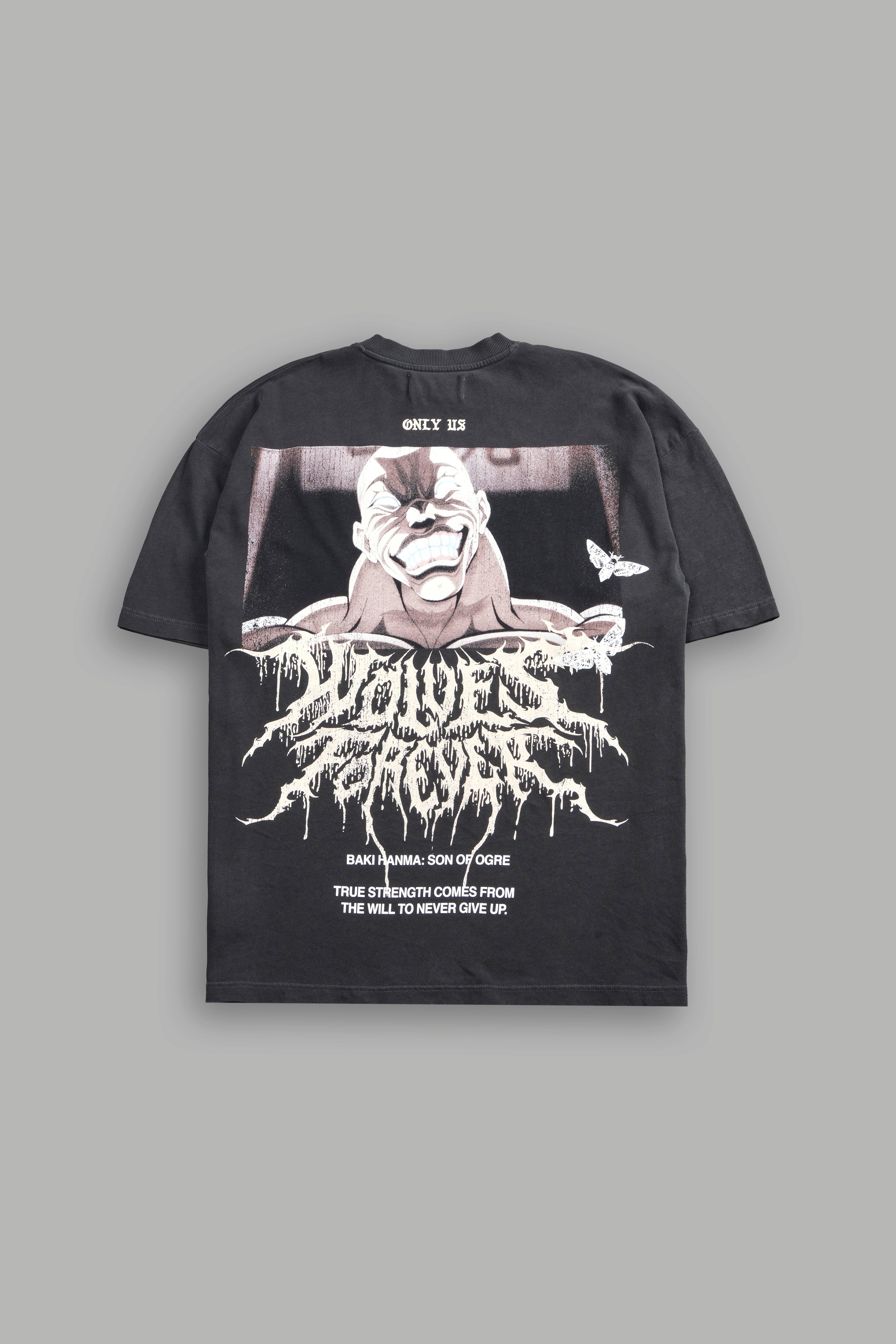Jack Hammer "Premium" Oversized Tee in Wolf Gray — imagem 1