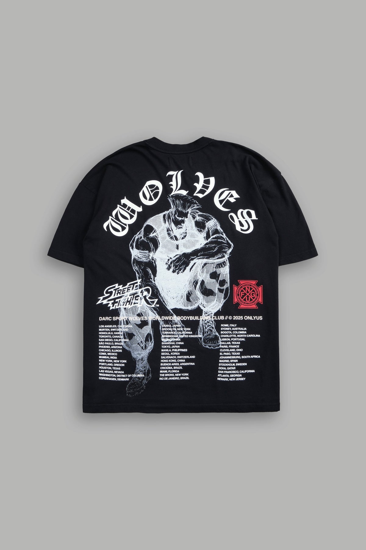 Iron Heart "Premium" Oversized Tee in Black - imagem 1