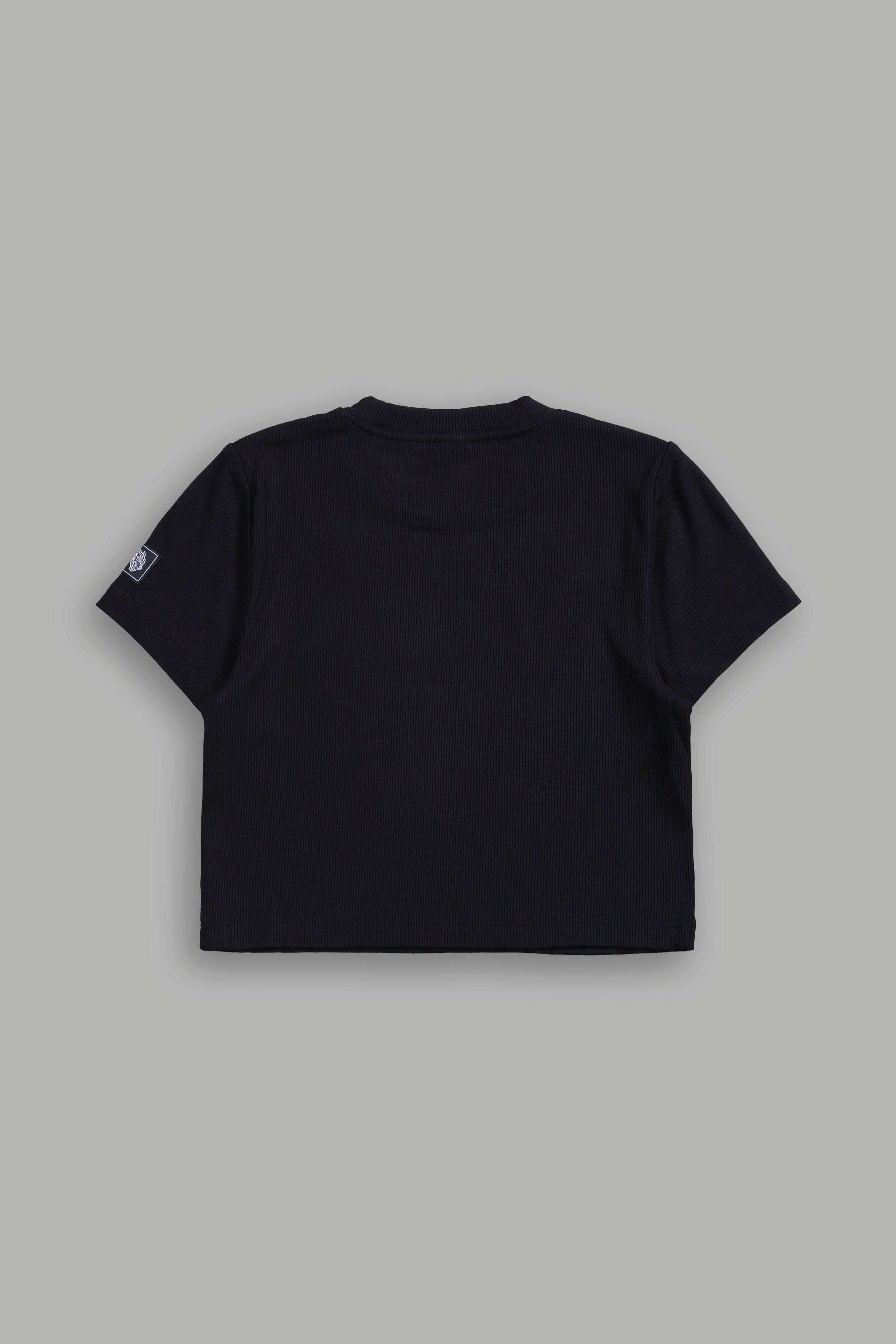 Darc Letter "Kara" Tee in Black — imagem 4
