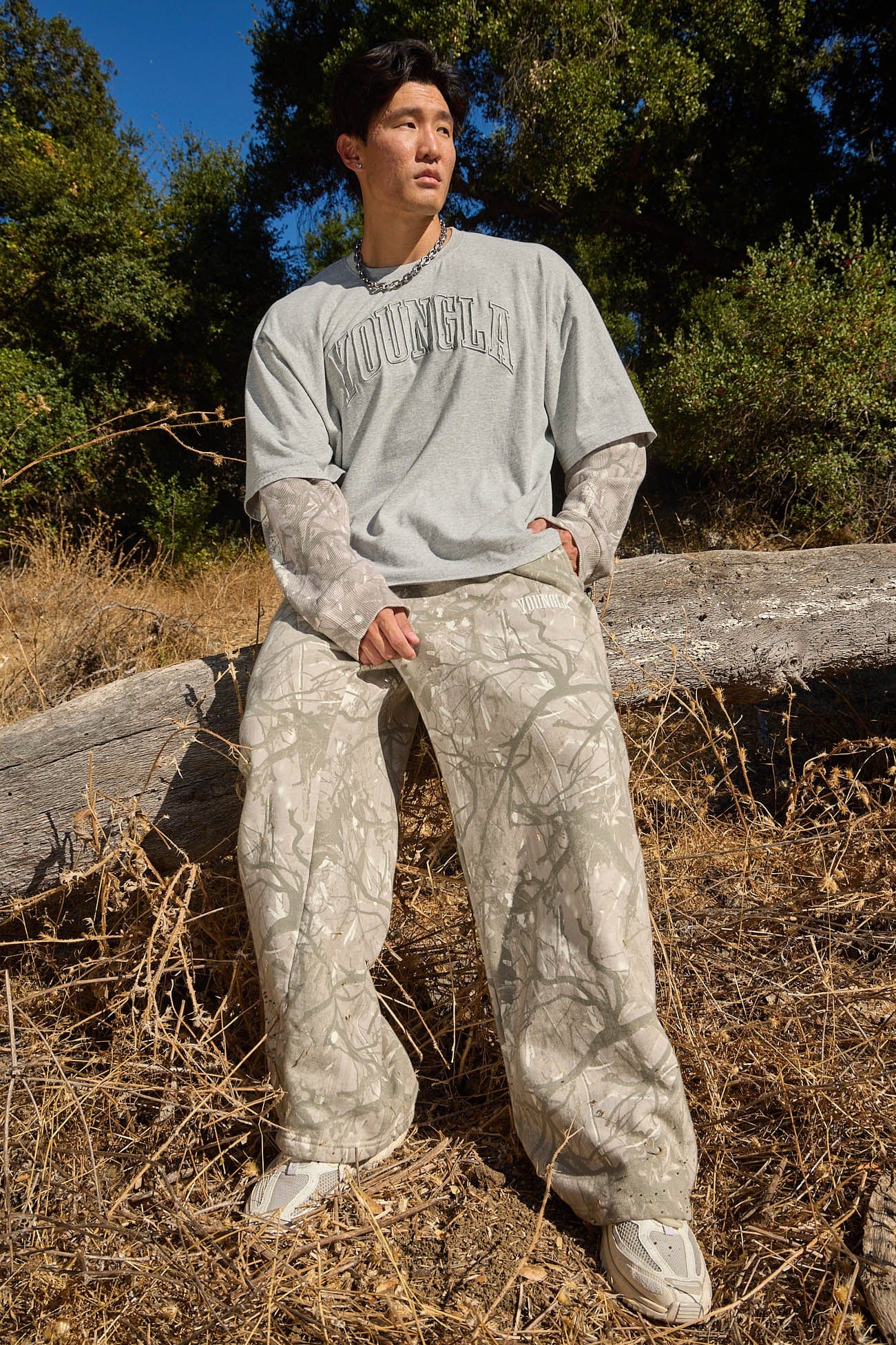 2133 - Tree Camo Baggy Sweats — imagem 4