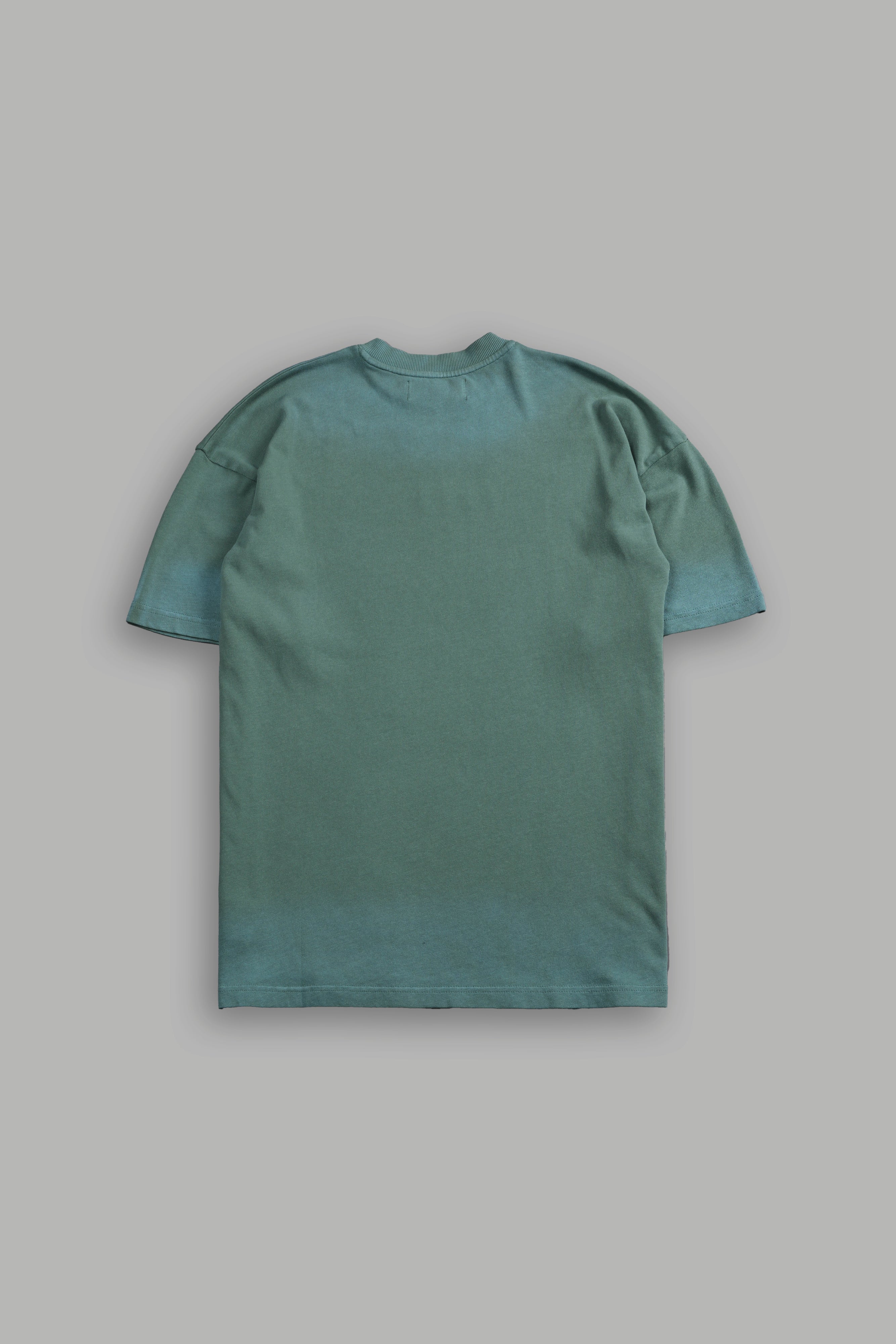 Wolf Head "Pump Cover" Tee in Hunter Green Driftwash — imagem 2