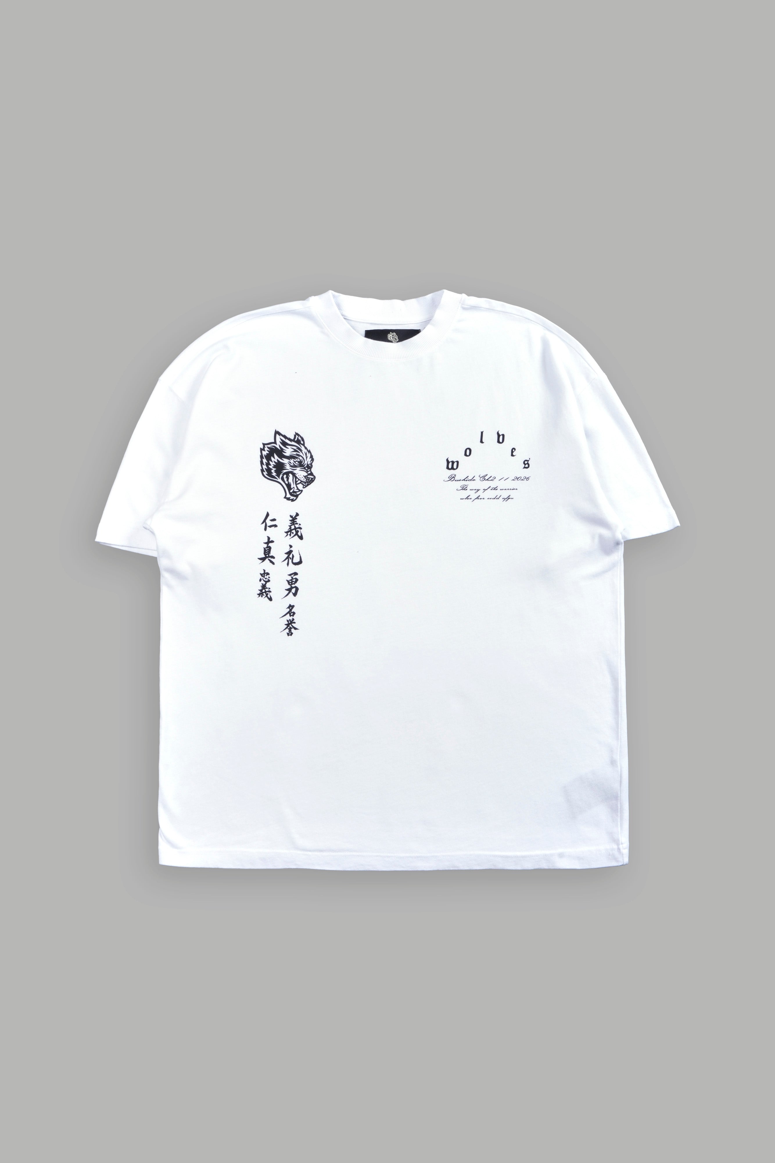 The Warrior Code Premium Oversized Tee in White — imagem 2