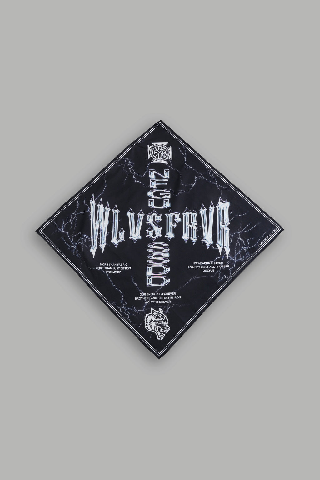 Iron Code Bandana in Black — imagem 1