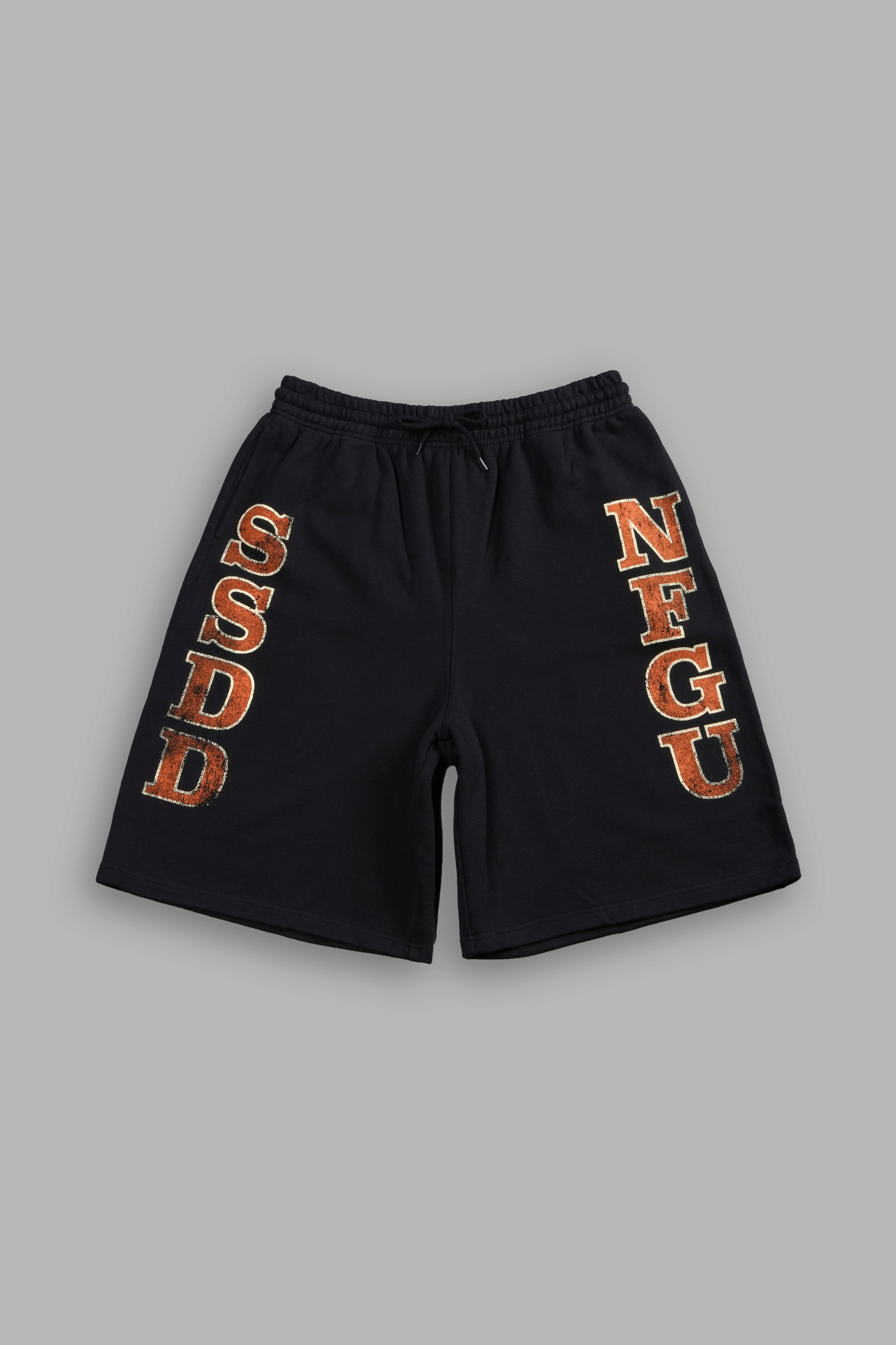 SSDD NFGU Gym Oversized Osiris Sweat Shorts in Black — imagem 1