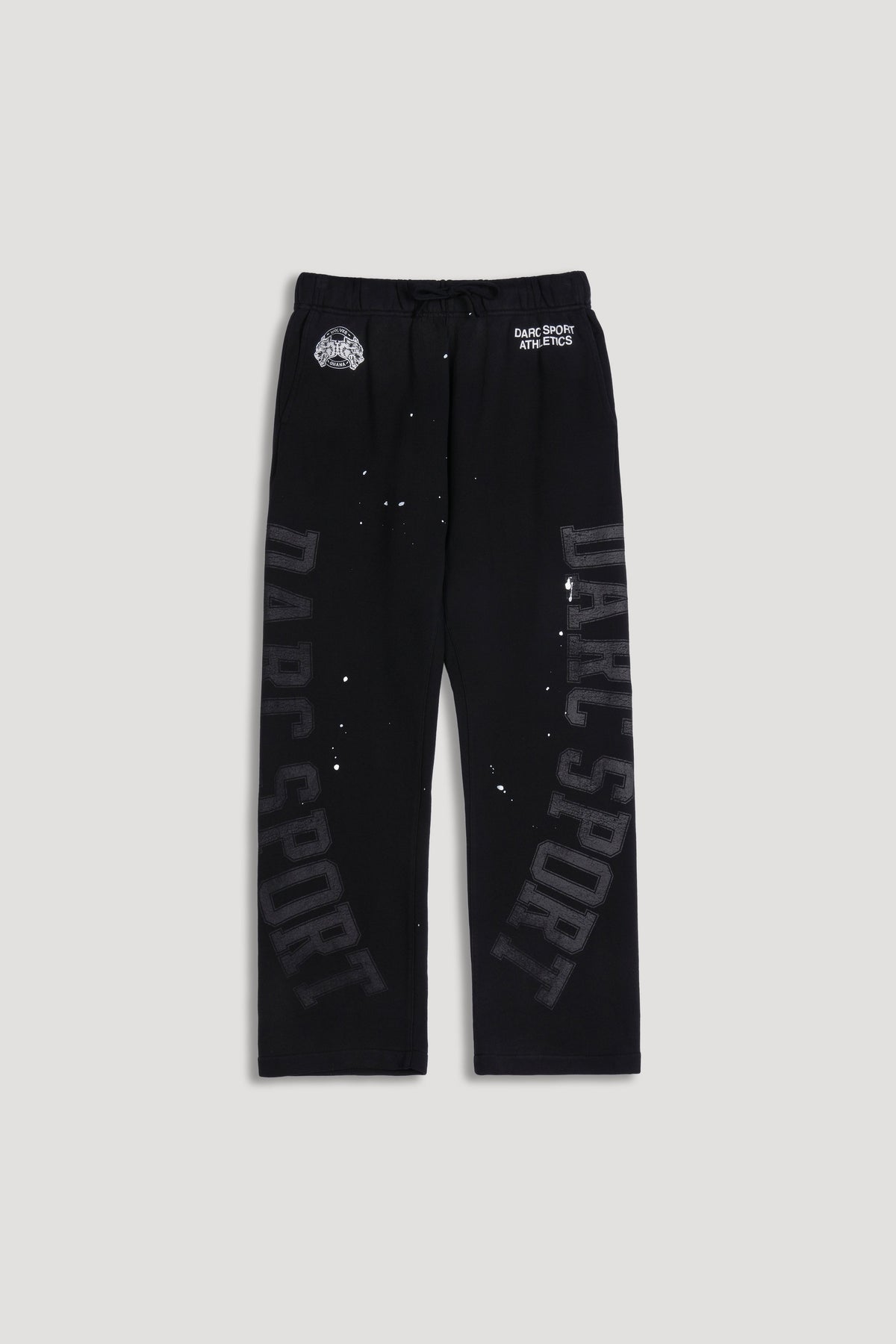 Darc Sport Athletic Club Bigelow Sweat Pants in Black Drift Wash — imagem 4