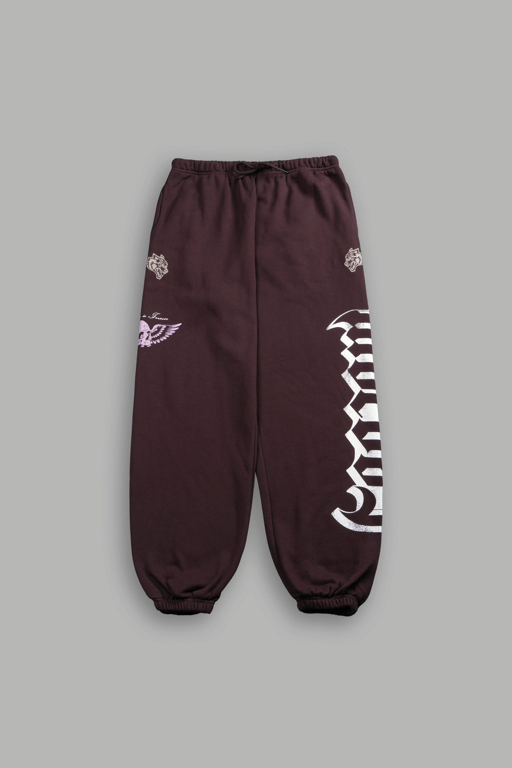 Free Will V2 Lightweight Lounger Sweat Pants in Darc Garnet — imagem 1