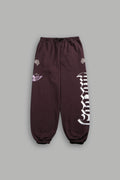 Free Will V2 Lightweight Lounger Sweat Pants in Darc Garnet — imagem 1