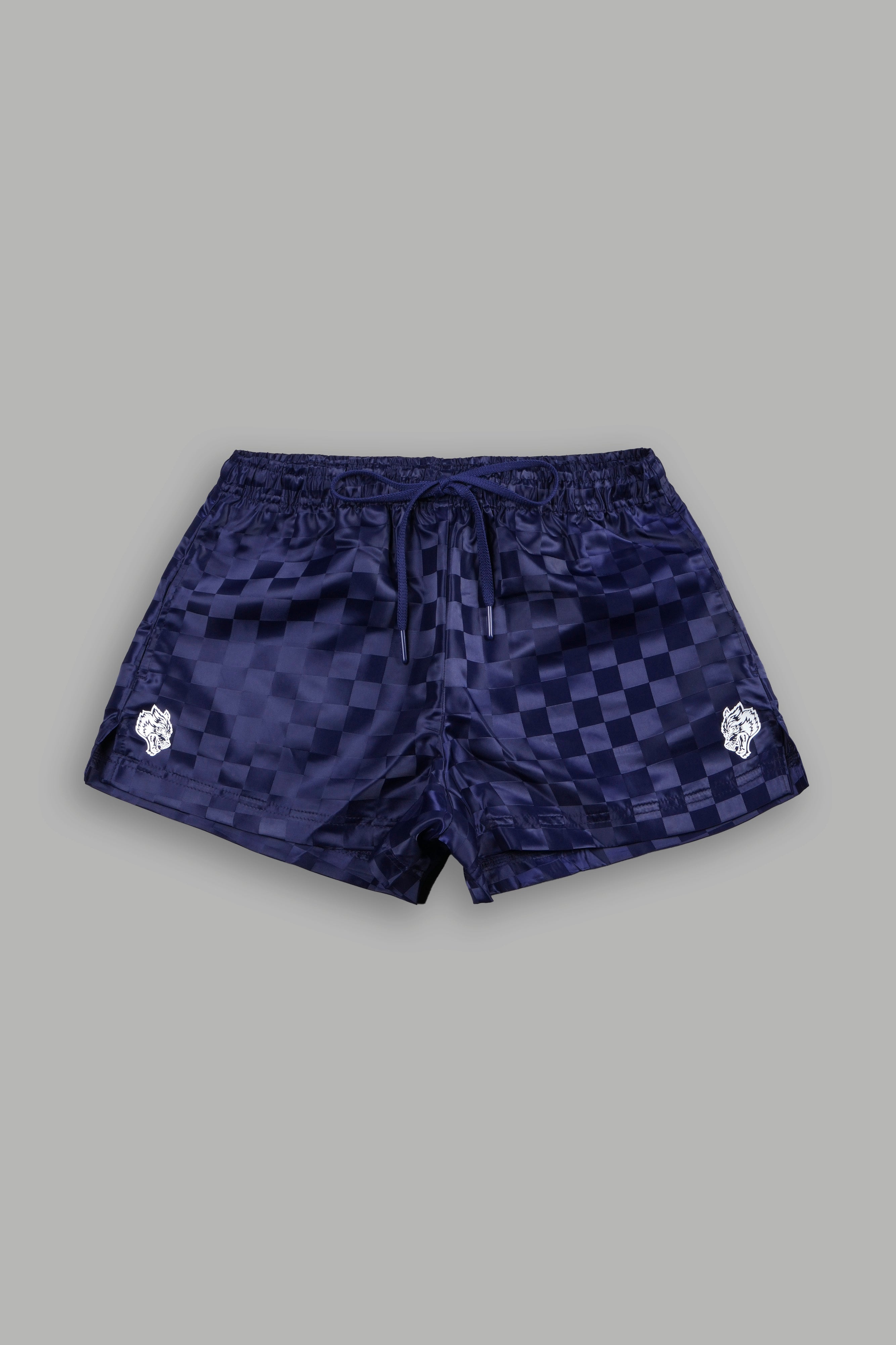 Dual Wolf Roxie Run Shorts in Royal Navy — imagem 7