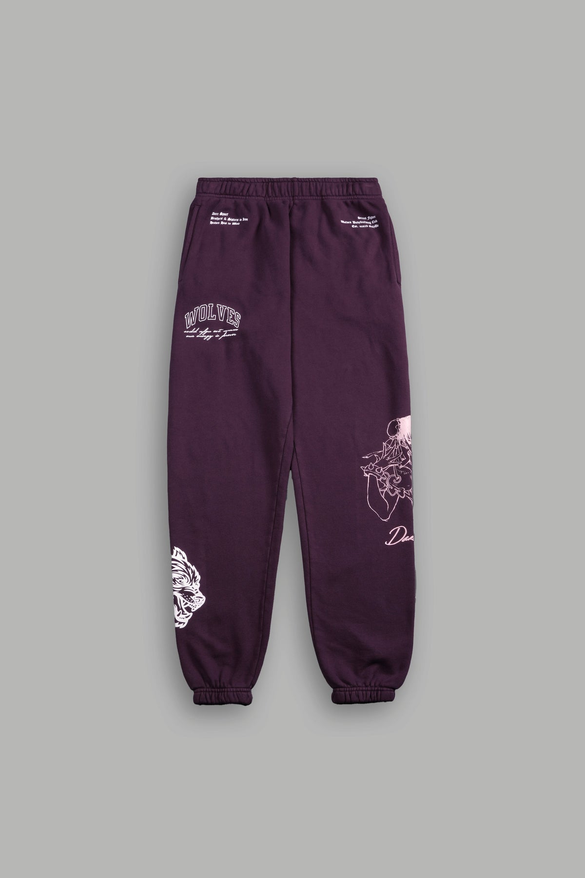 No Match She Post Lounge Sweats in Storm Purple - imagem 3