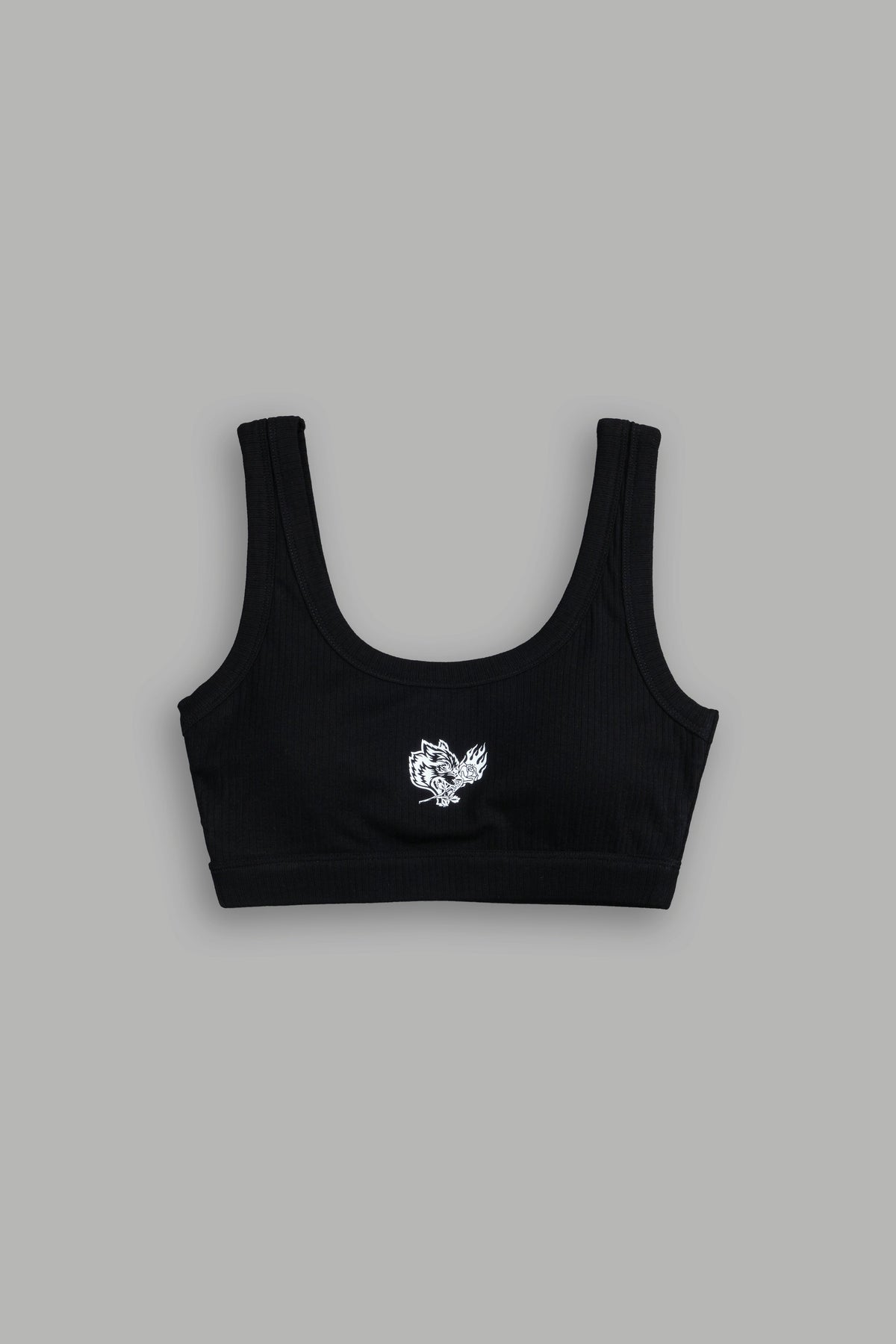 Roses While We're Here Wellness Bra in Black - imagem 8