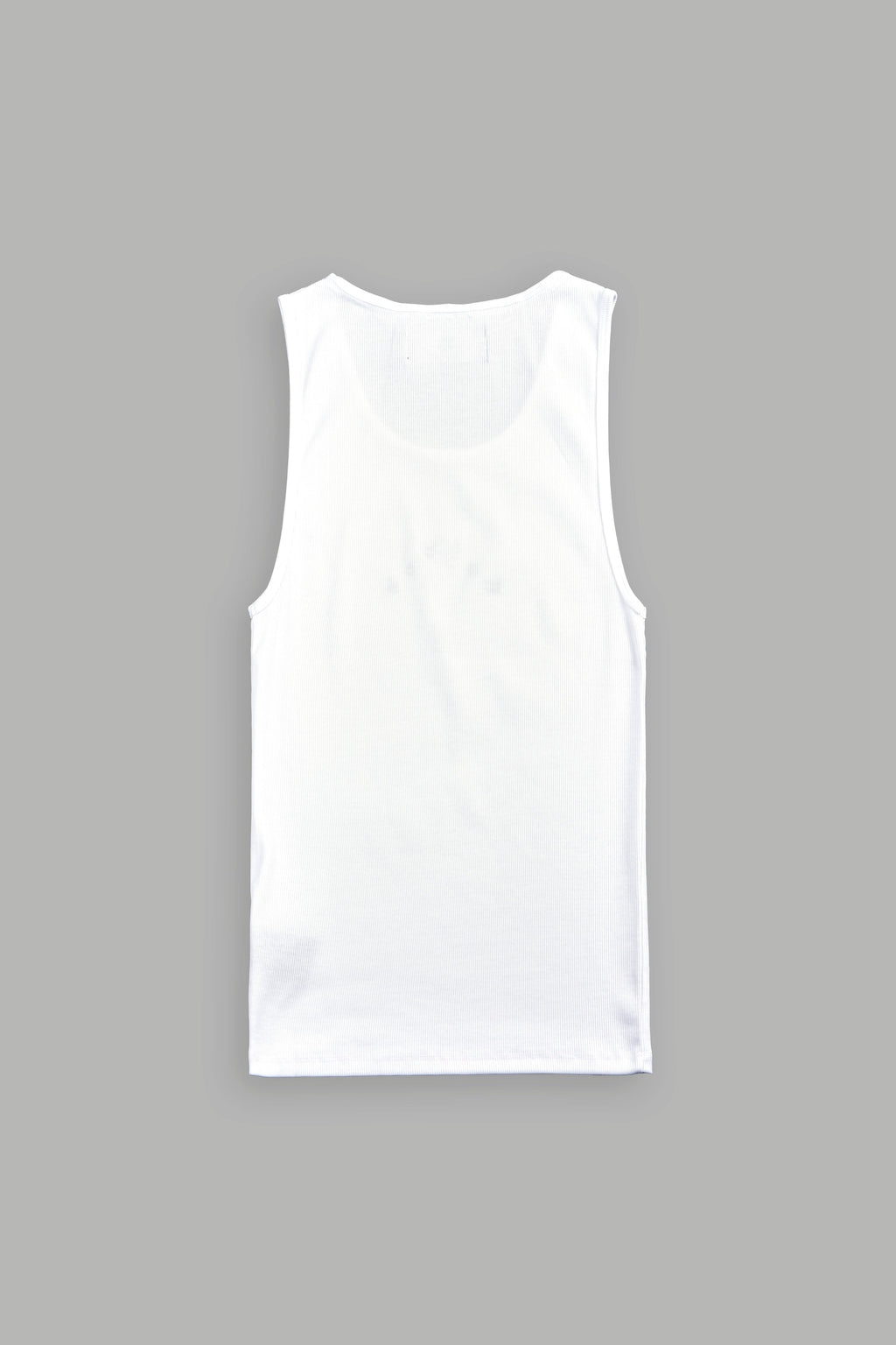 Wolves Pyramid Ribbed Tank V2 in White — imagem 2