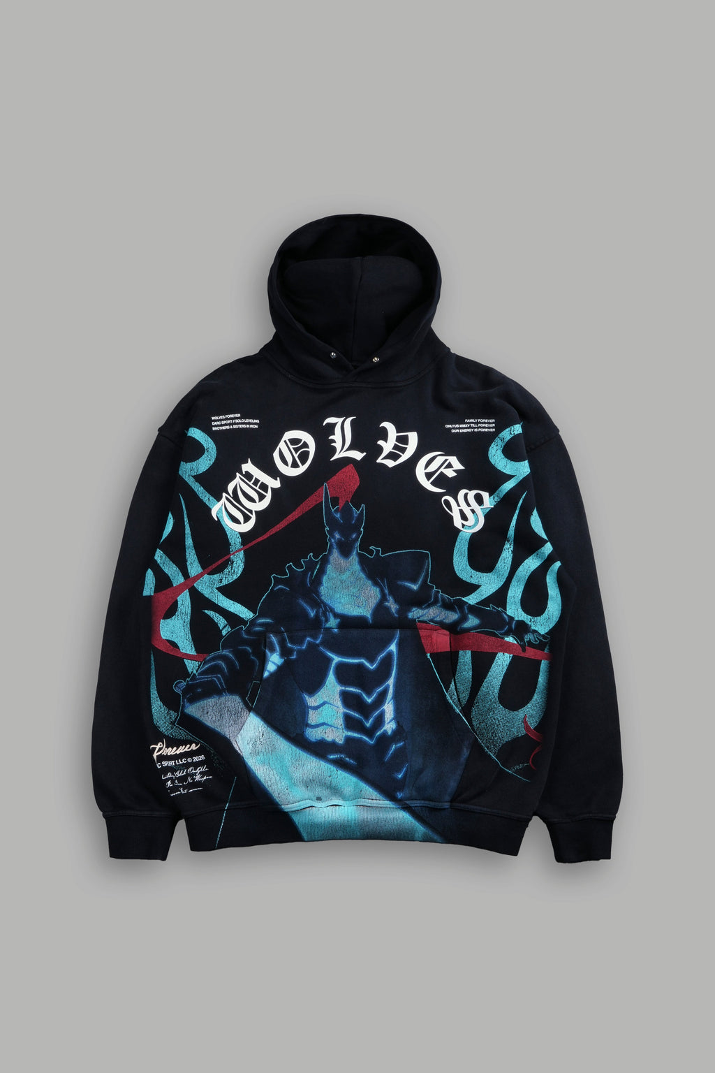 Igris Ascends "Pierce" Hoodie in Black Sun Fade - imagem 1