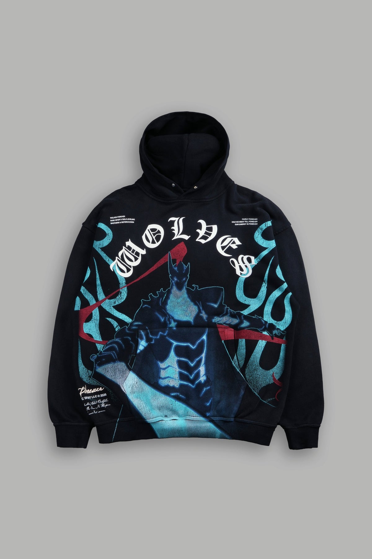 Igris Ascends "Pierce" Hoodie in Black Sun Fade - imagem 1