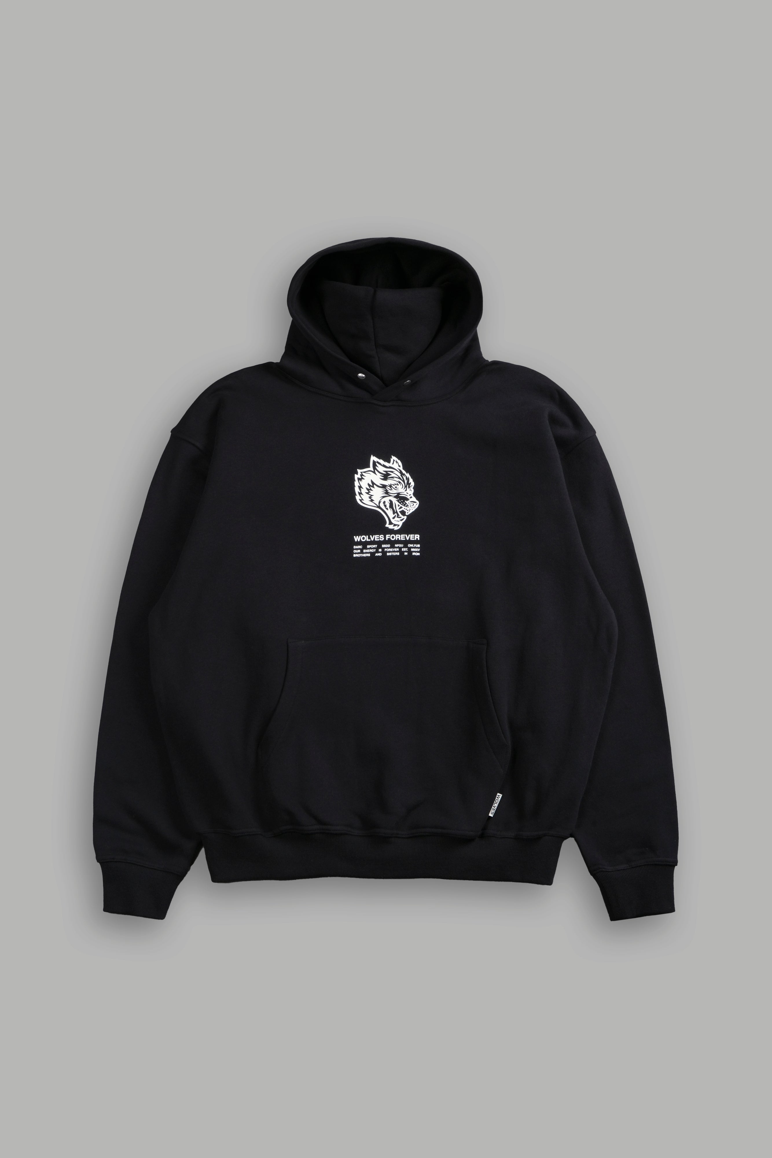 Wolves Have Your Back "Pierce" Hoodie in Black