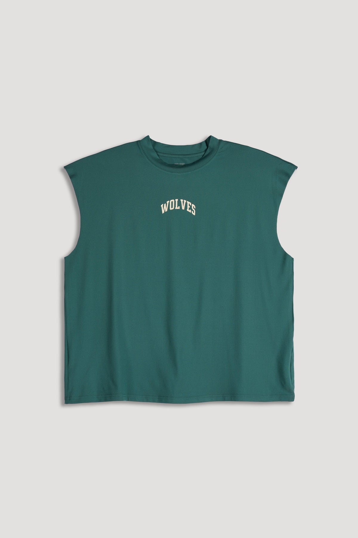 Loyalty Forever "Dry Wolf" Cropped Muscle Tee in Sierra Pine — imagem 6