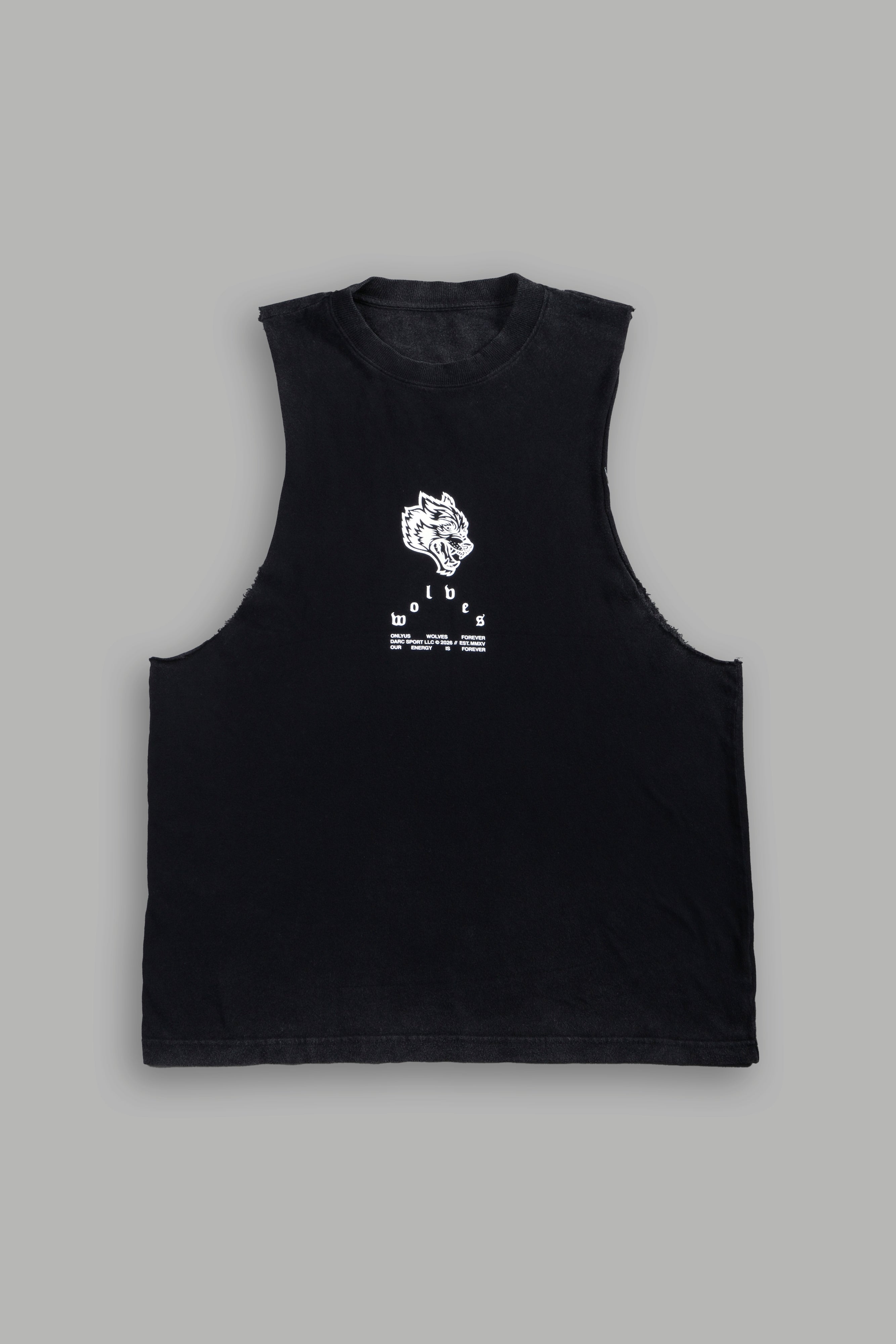 Half Mask Tommy Muscle Tee in Black — imagem 3