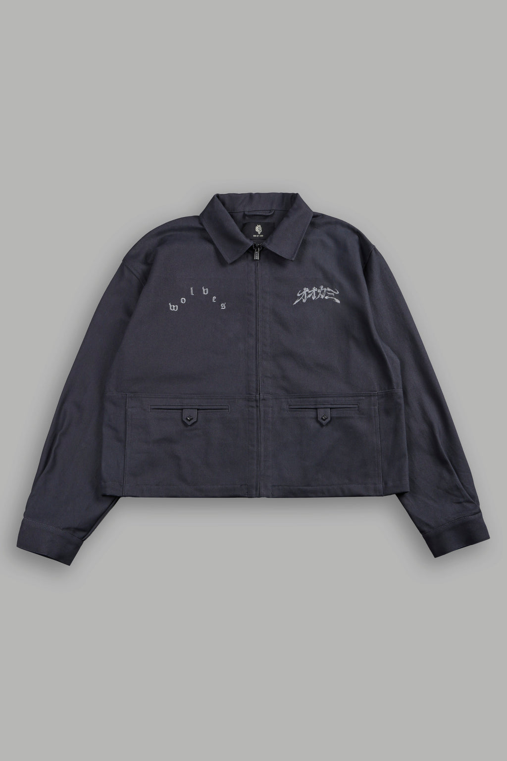 Oni-Genba Redford Shirt Jacket in Washed Navy — imagem 1
