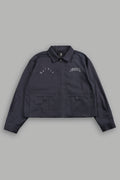 Oni-Genba Redford Shirt Jacket in Washed Navy — imagem 1