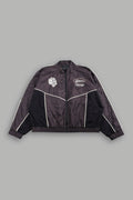 Wolves Energy Frvr Quinn Track Jacket in Darc Brown Leopard