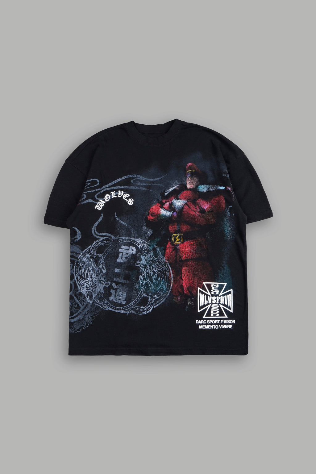 Street Fighter X Darc Sport "Mystery" Tee In Black - imagem 7