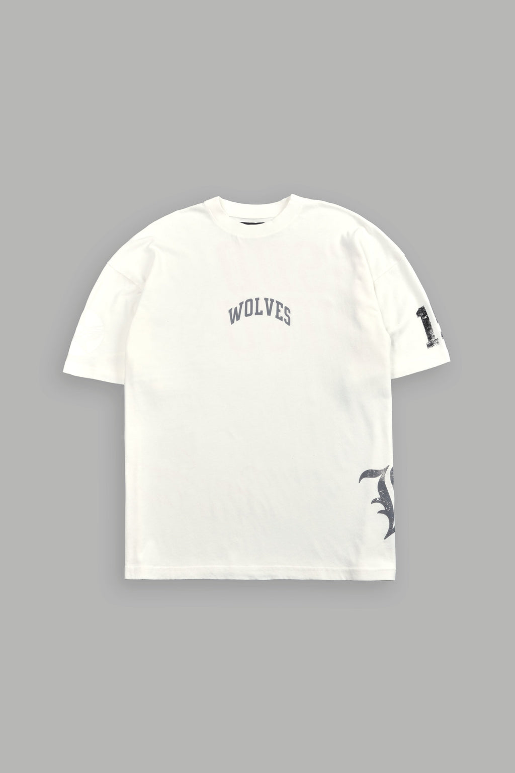 La Ca Frvr Premium Oversized Tee in Cream — imagem 3