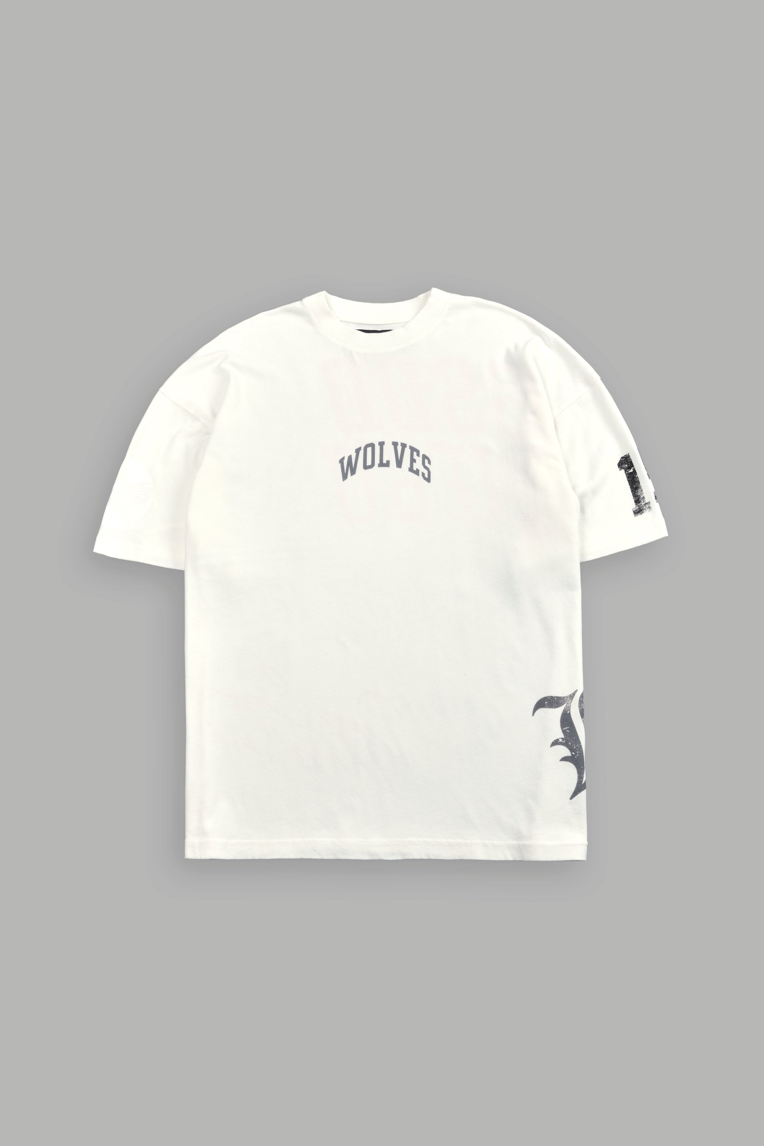 La Ca Frvr Premium Oversized Tee in Cream — imagem 3