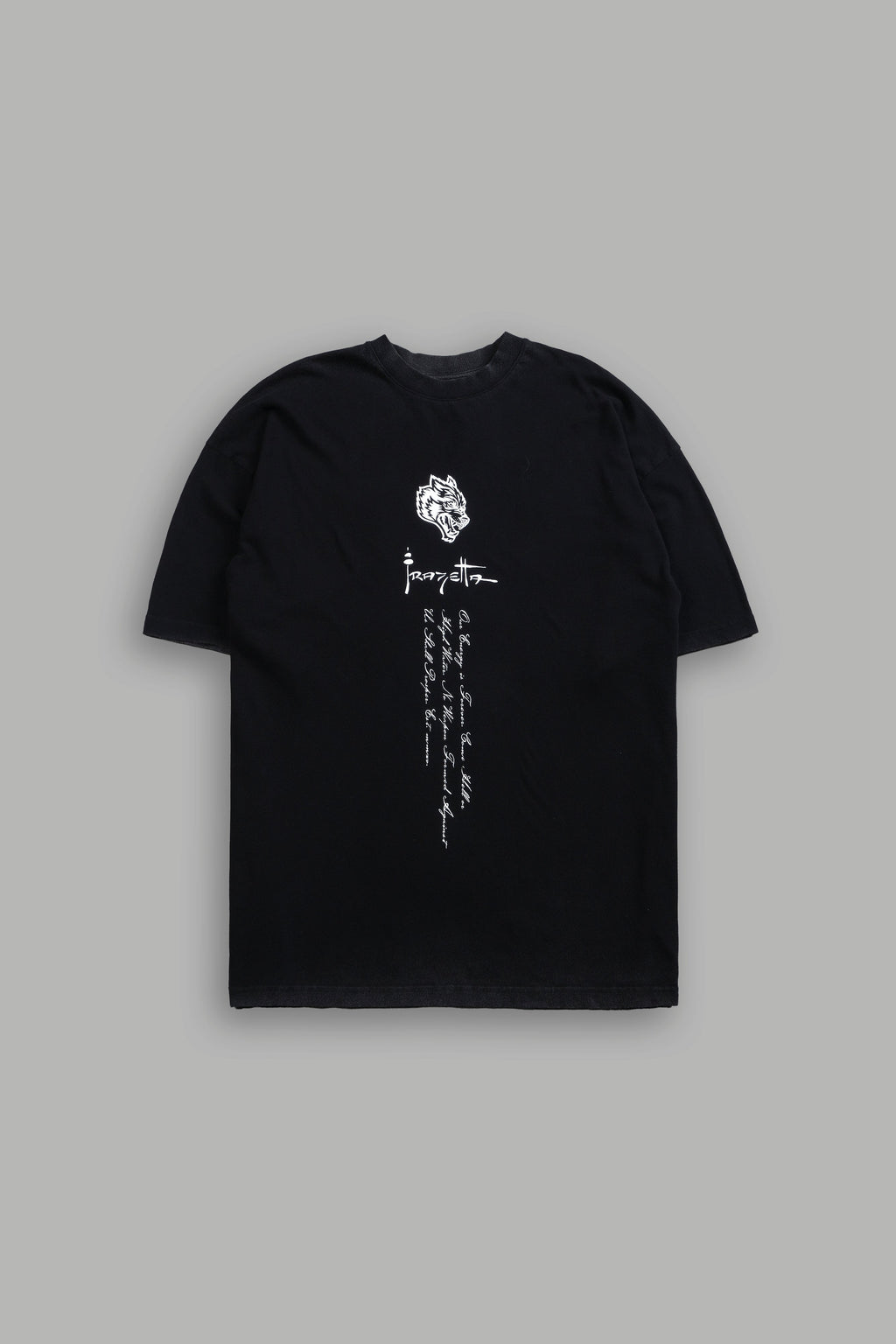 A Warriors Heaven "Premium" Oversized Tee in Black — imagem 2