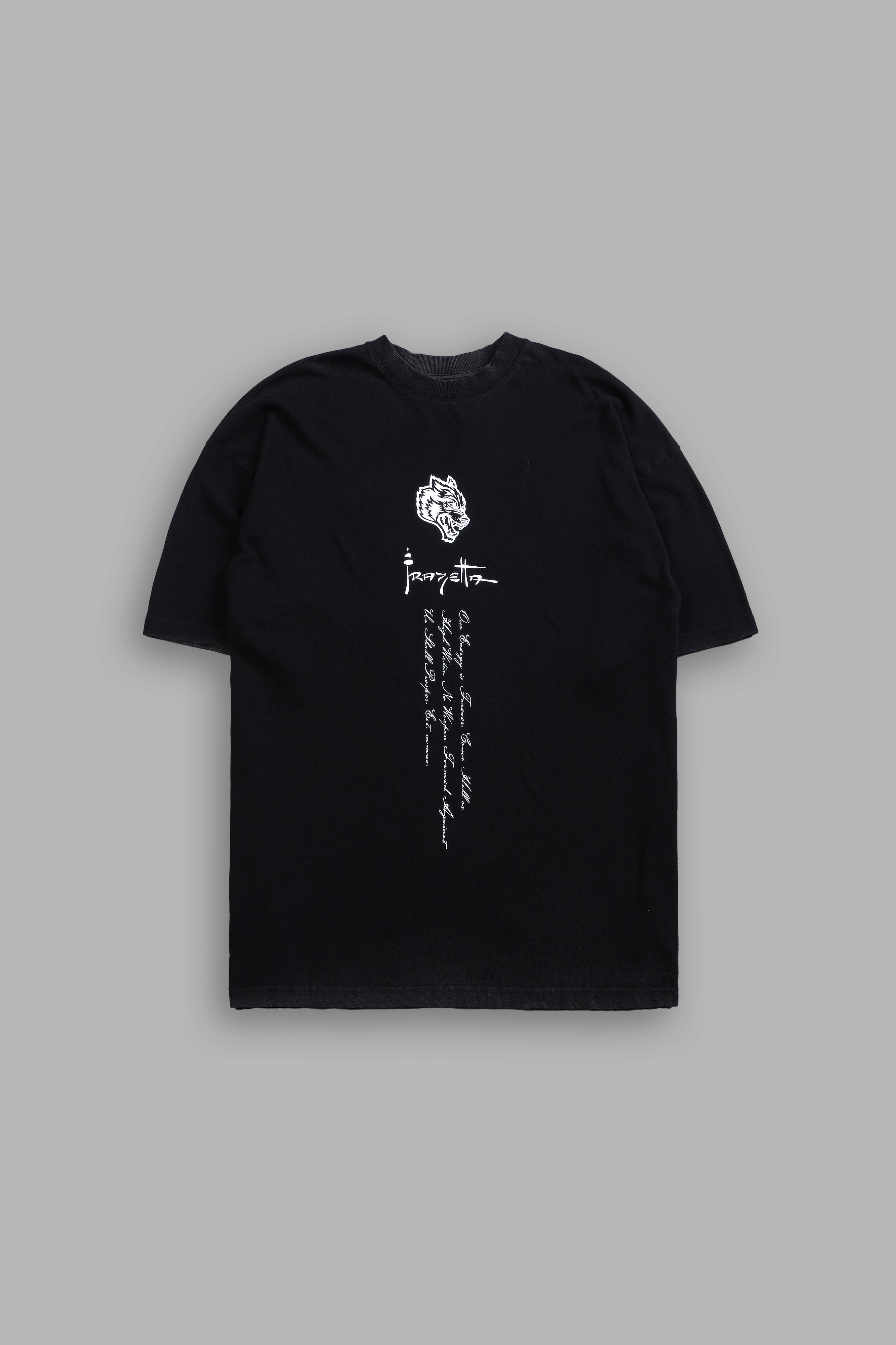 A Warriors Heaven "Premium" Oversized Tee in Black — imagem 2