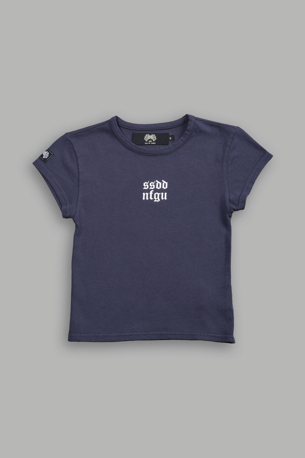 Wolf Label SSDDNFGU "Baby" Tee in Midnight Blue — imagem 3