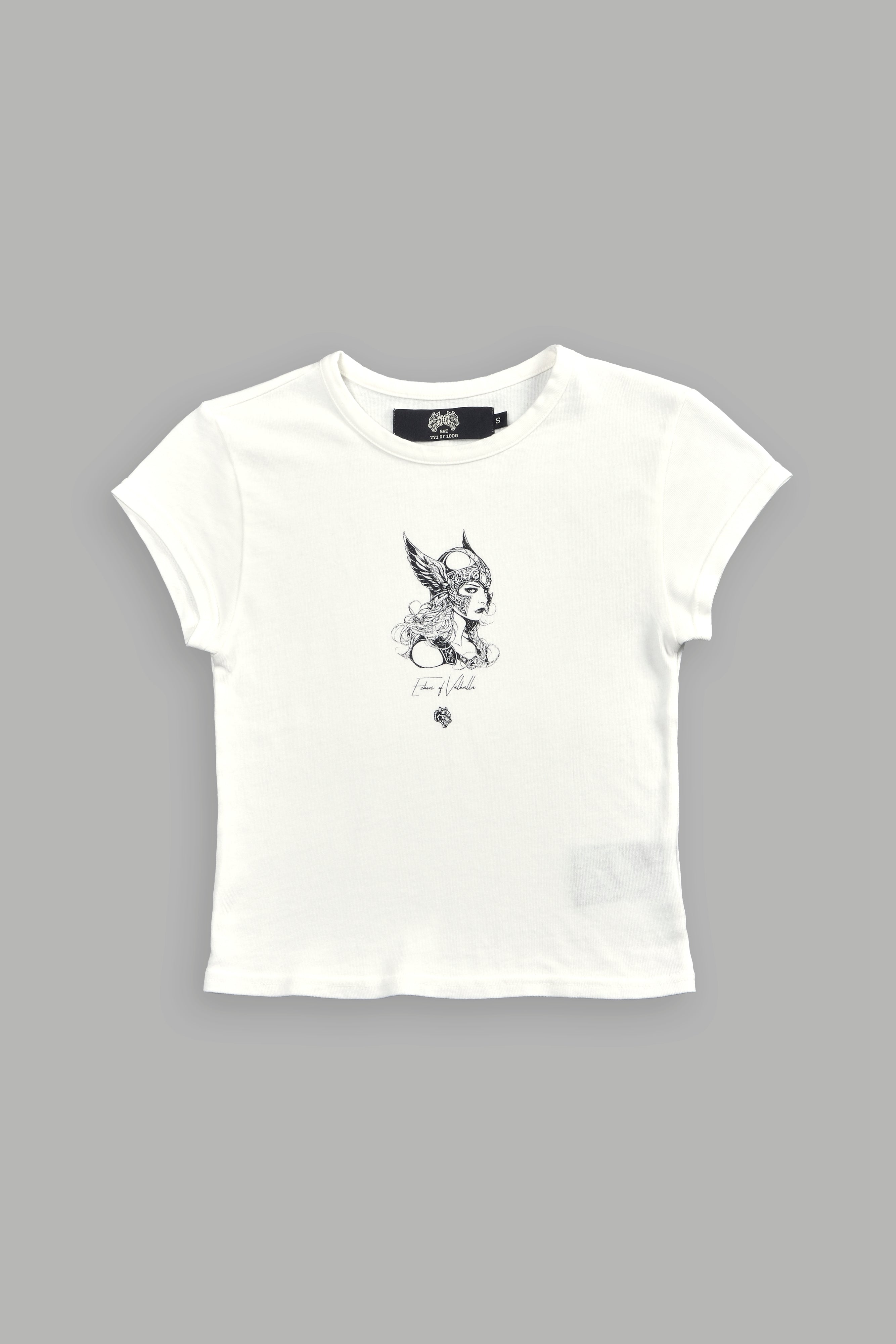 She Warrior "Baby" Tee in Cream — imagem 2