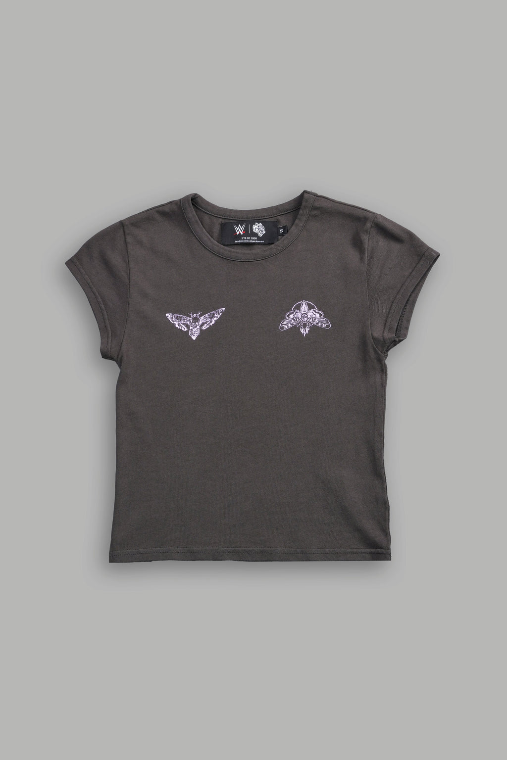 Moth Forever Baby Tee in Wolf Gray — imagem 5