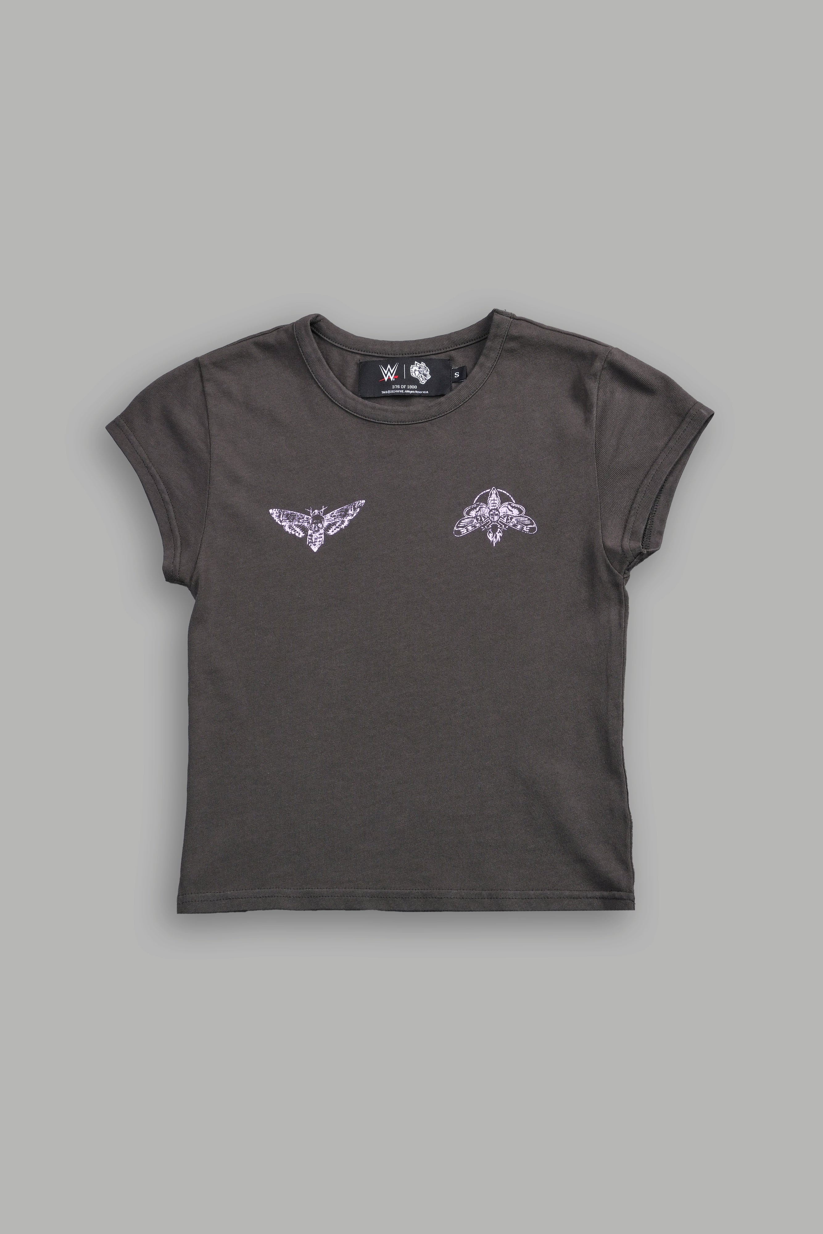 Moth Forever Baby Tee in Wolf Gray — imagem 5