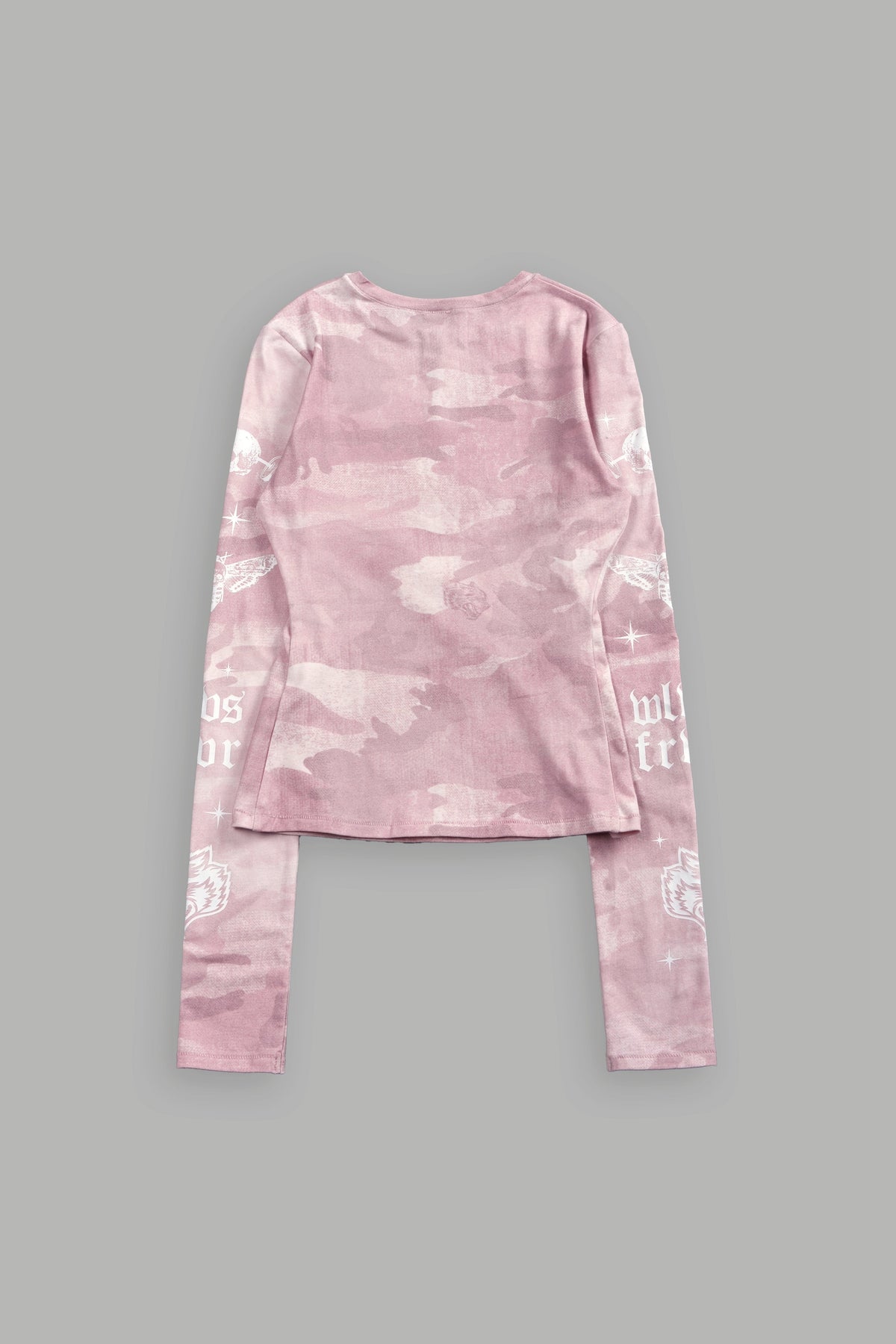 FRVR in the Stars "Eden" L/S Tee in Blush Vintage Woodland Camo - imagem 2