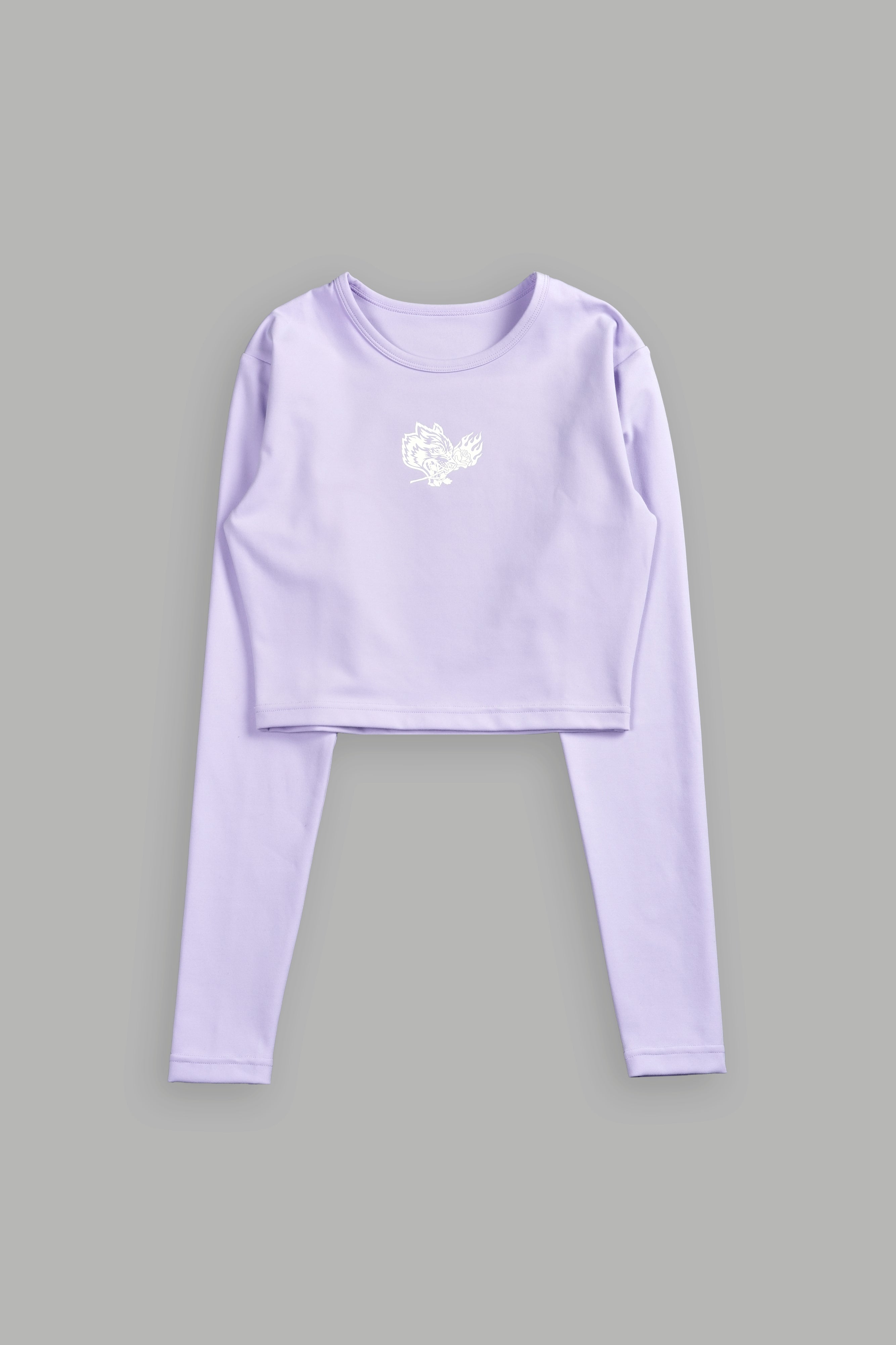 The Wolf and The Rose L/S "Energy" Top in Ghost Orchid — imagem 4