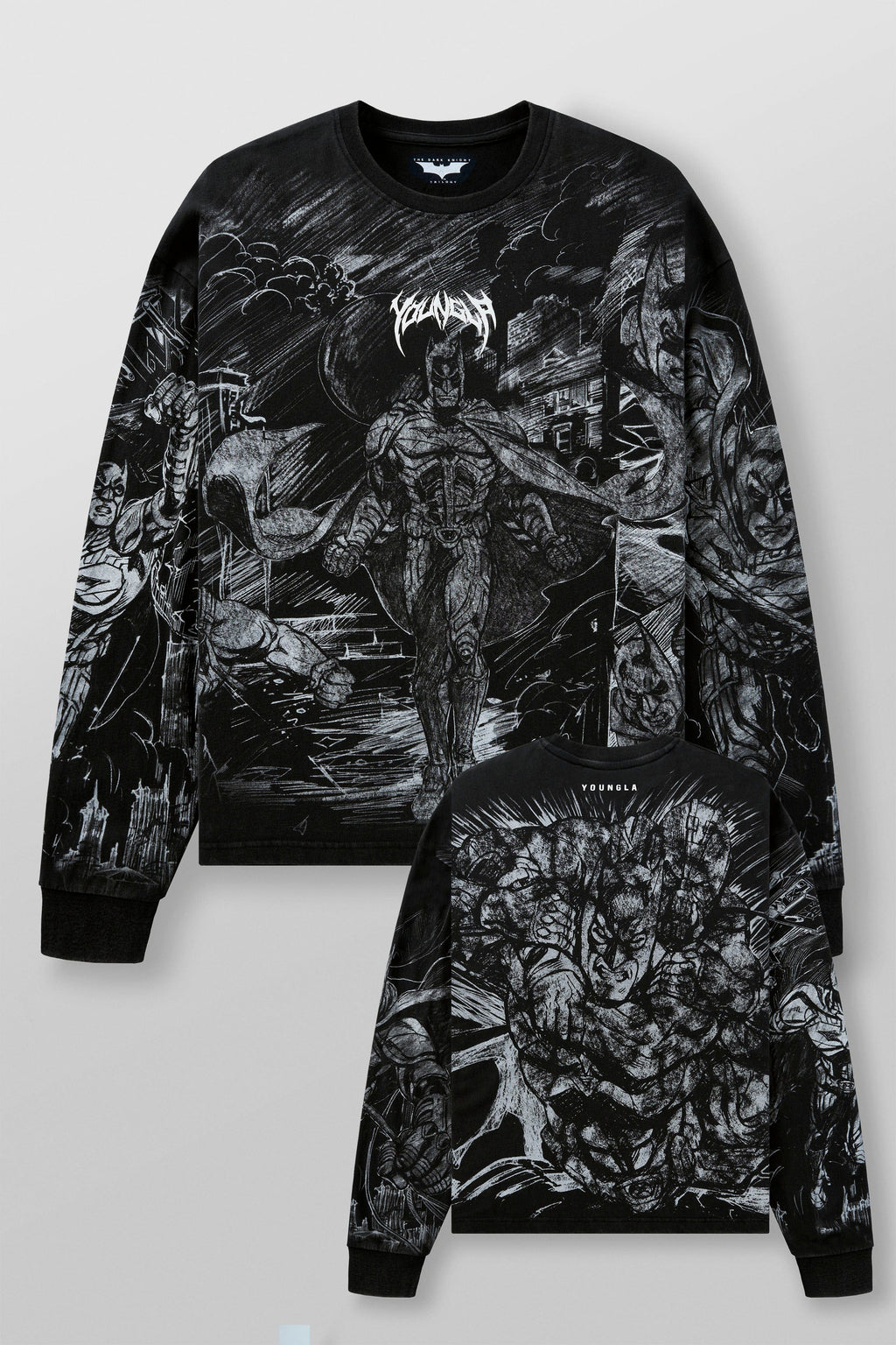 8002 - Batman Comic Longsleeves — imagem 10