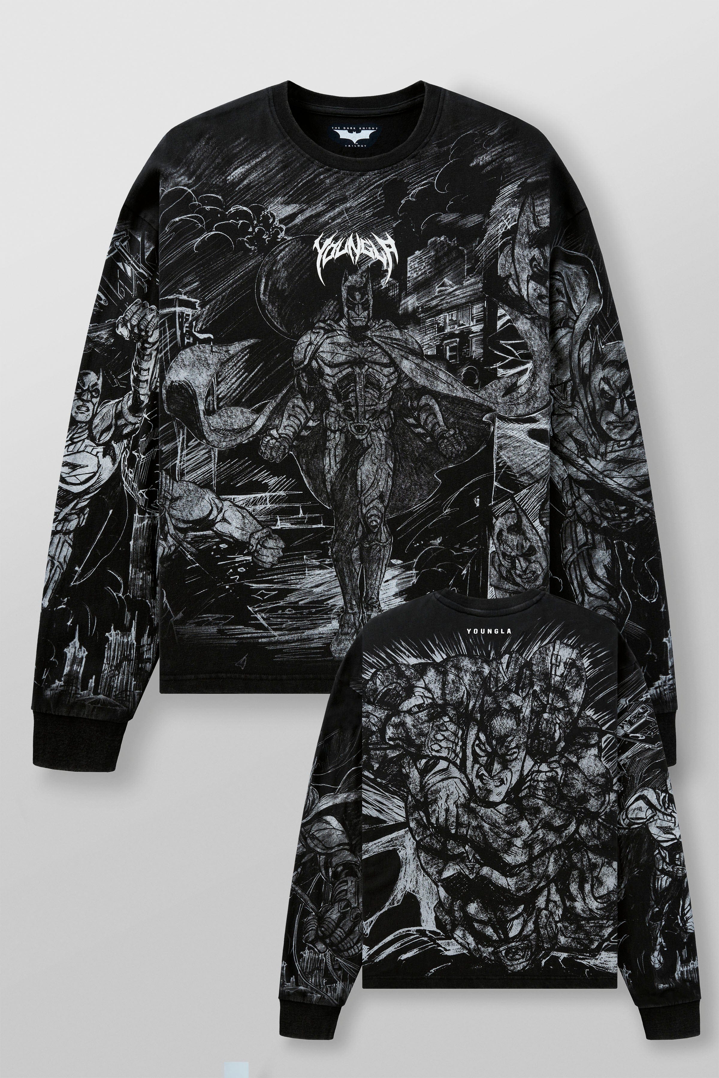 8002 - Batman Comic Longsleeves — imagem 10