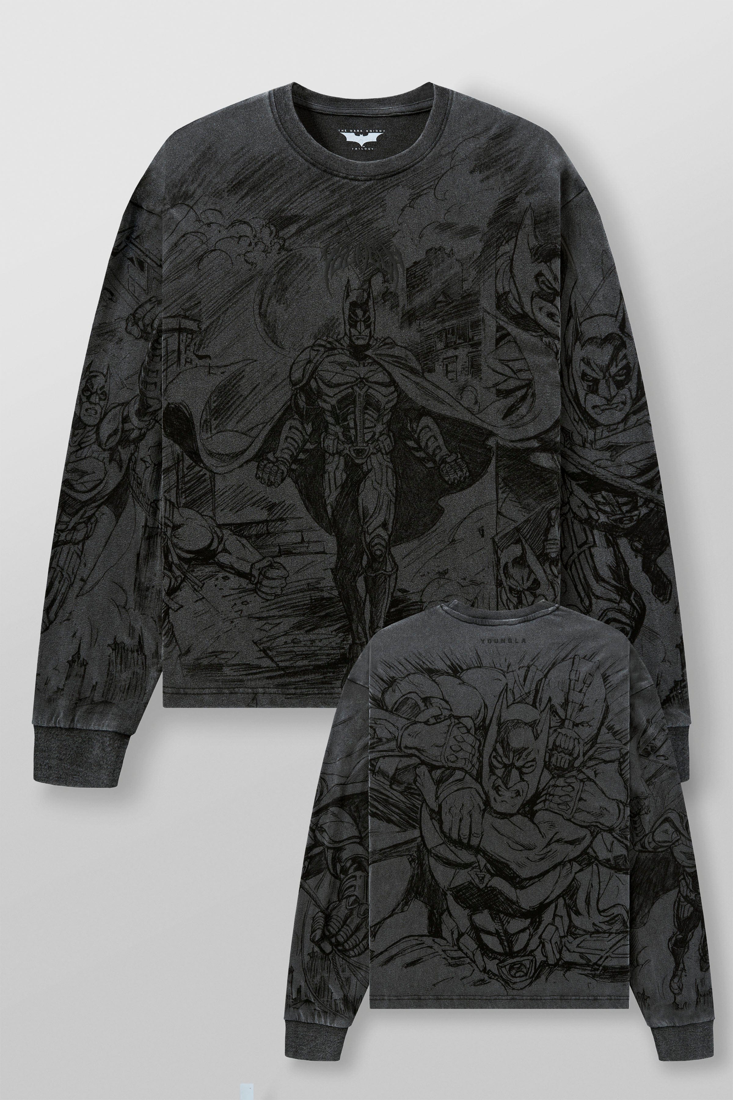 8002 - Batman Comic Longsleeves — imagem 8
