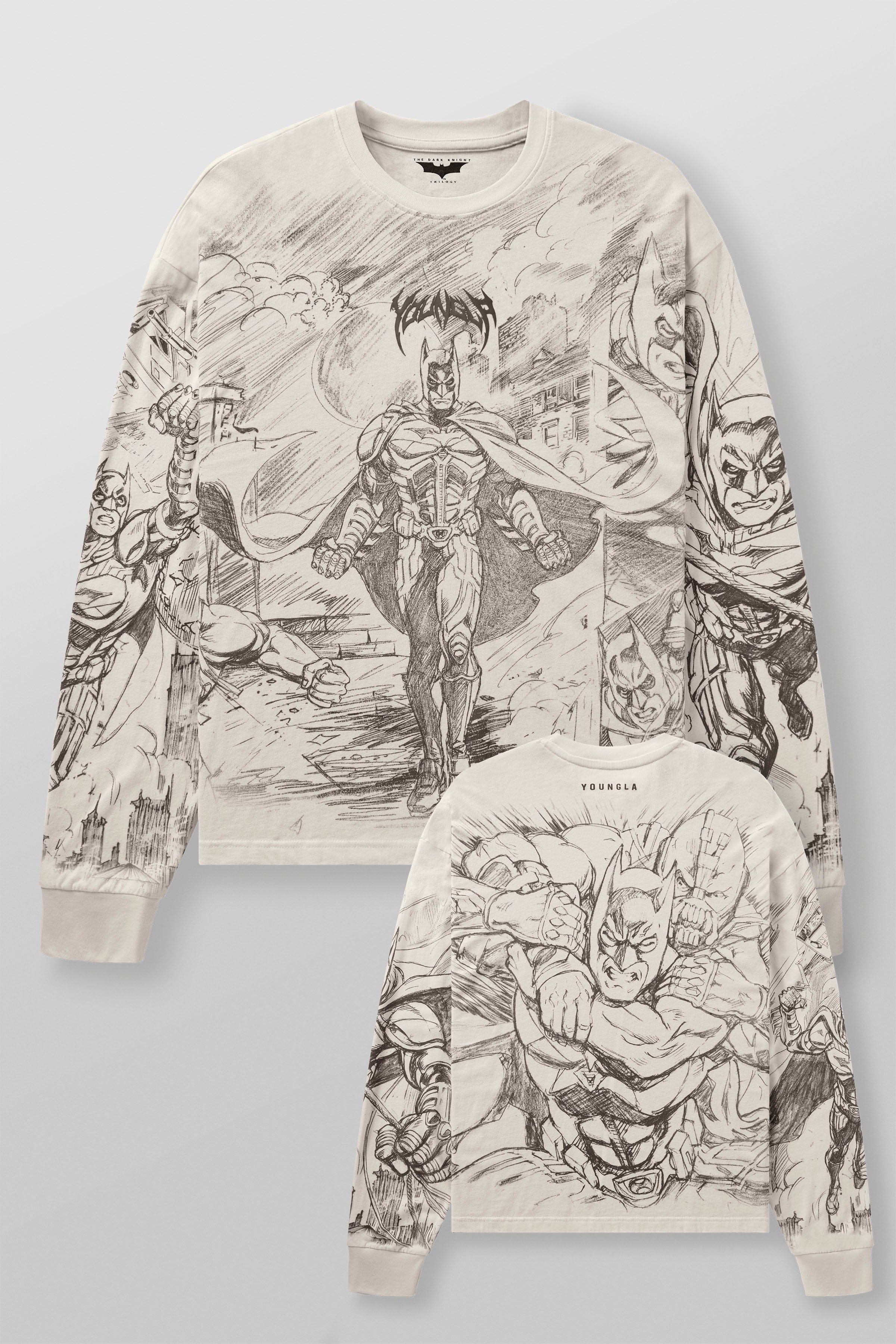 8002 - Batman Comic Longsleeves — imagem 9